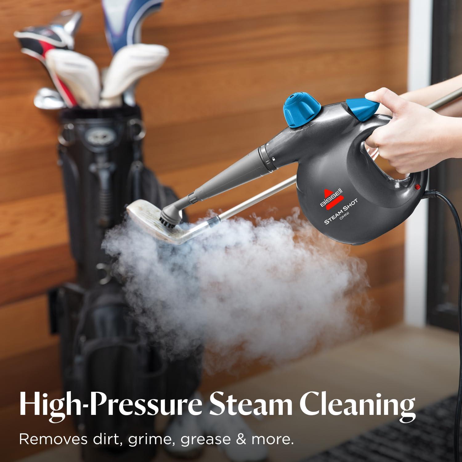 BISSELL® Steam Shot™ Omni handheld portable steam cleaner for tile, grout, windows, bathrooms, kitchens, includes 7 tools - Image 4
