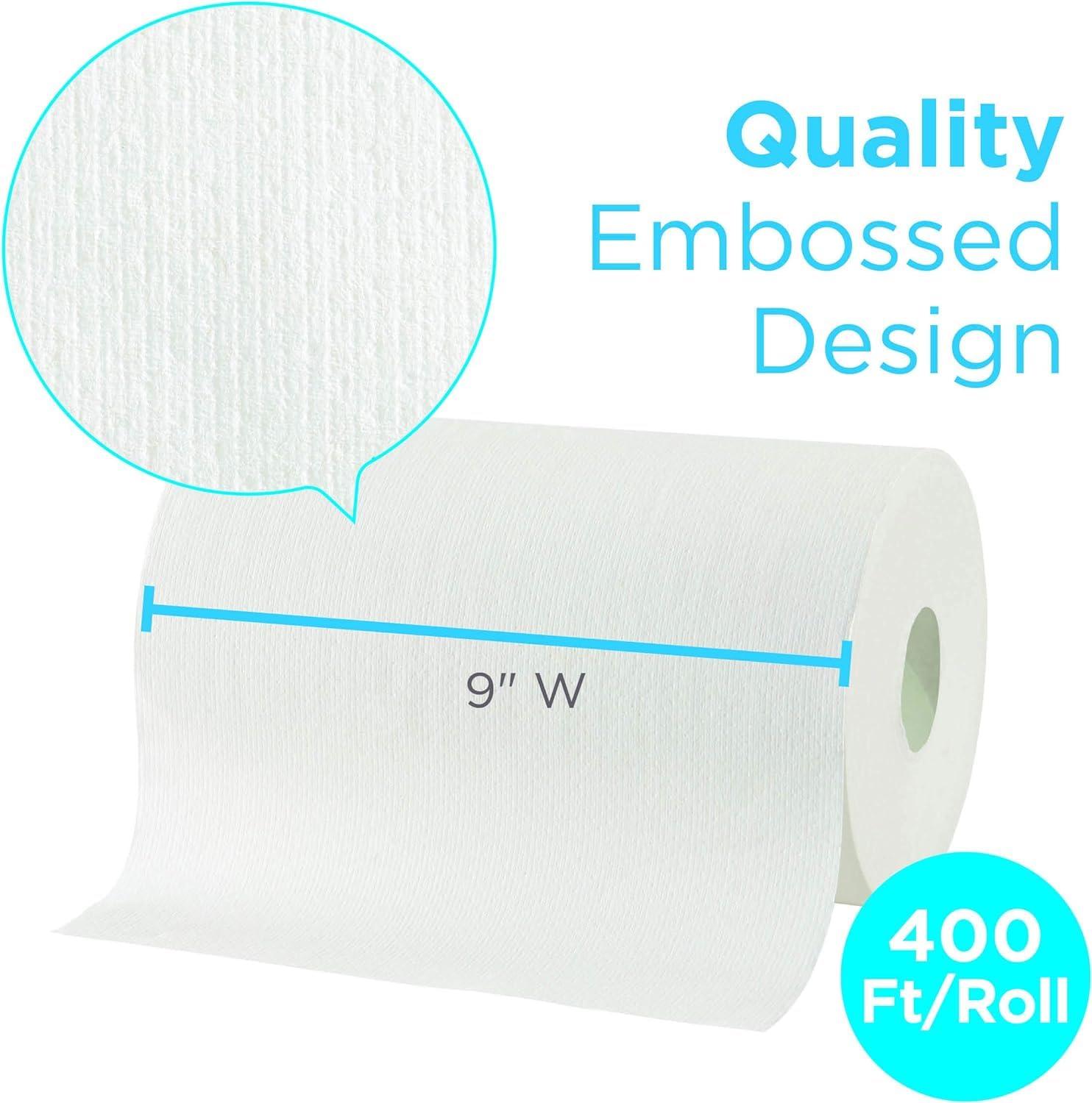 Pacific Blue Ultra 9” Paper Towel Roll (Previously Branded SofPull) by GP PRO (Georgia-Pacific), White, 26610, 400 Feet Roll - Image 7