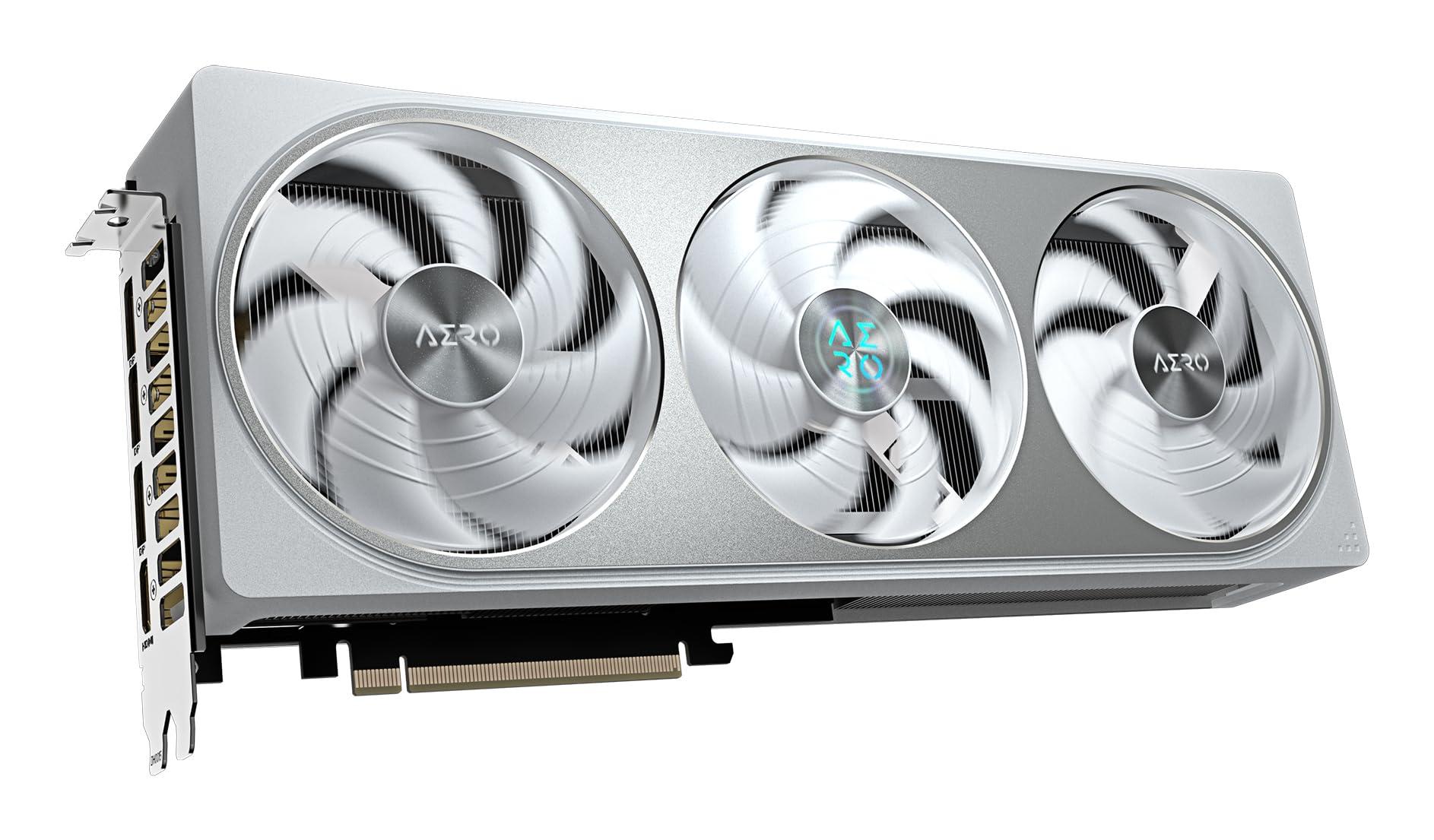 Gigabyte GeForce RTX 5070 AERO OC 12G Graphics Card - 12GB GDDR7, 192bit, PCI-E 5.0, 2625 MHz Core Clock, 3 x DP 2.1a, 1 x HDMI 2.1b, NVIDIA DLSS 4, GV-N5070AERO OC-12GD - Image 6