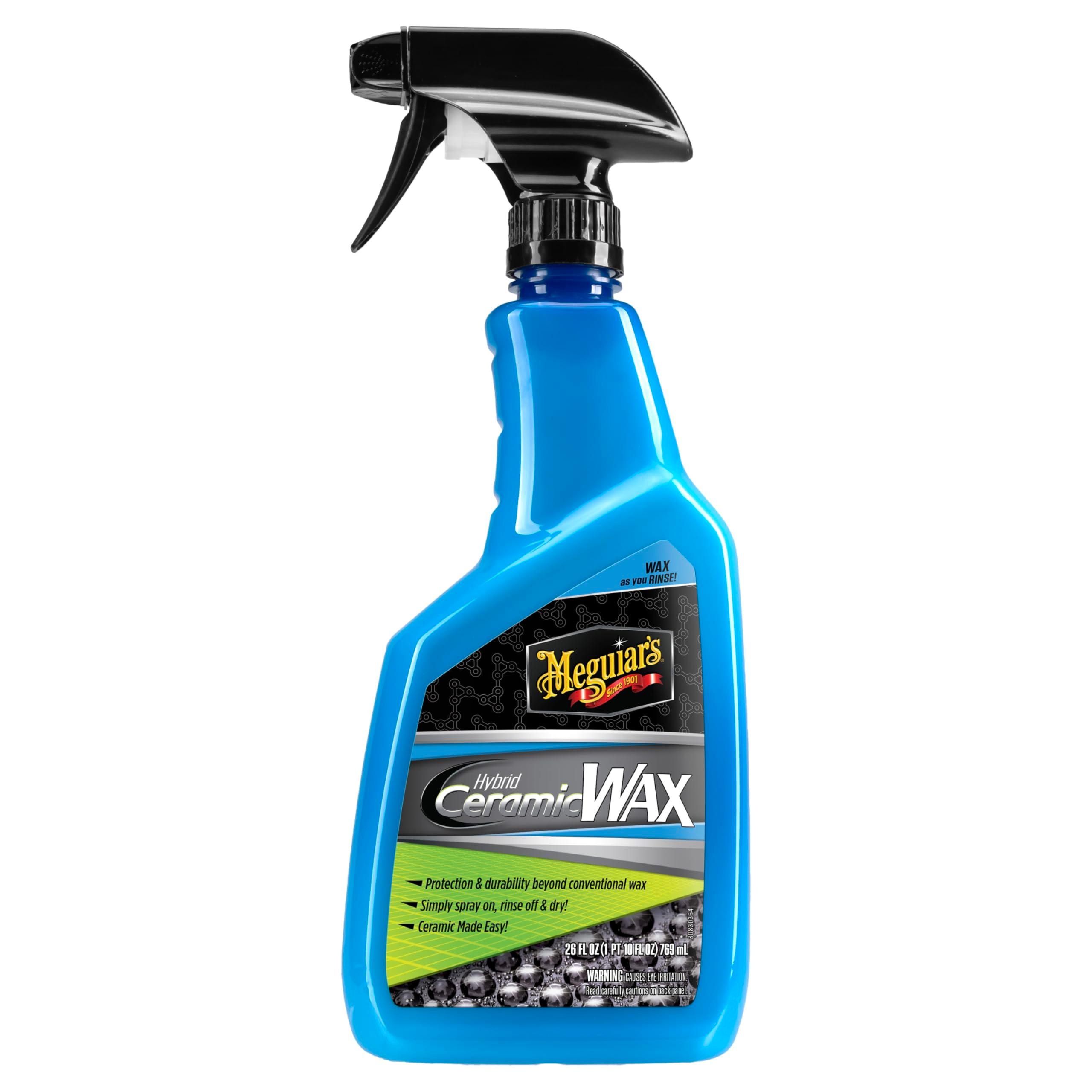 Meguiar's Hybrid Ceramic Wax, Easy-to-Use Spray Wax for Car Detailing with the Superior Protective Power of Advanced SiO2 Hybrid Barrier Technology, 26 Oz Spray Bottle - Image 8