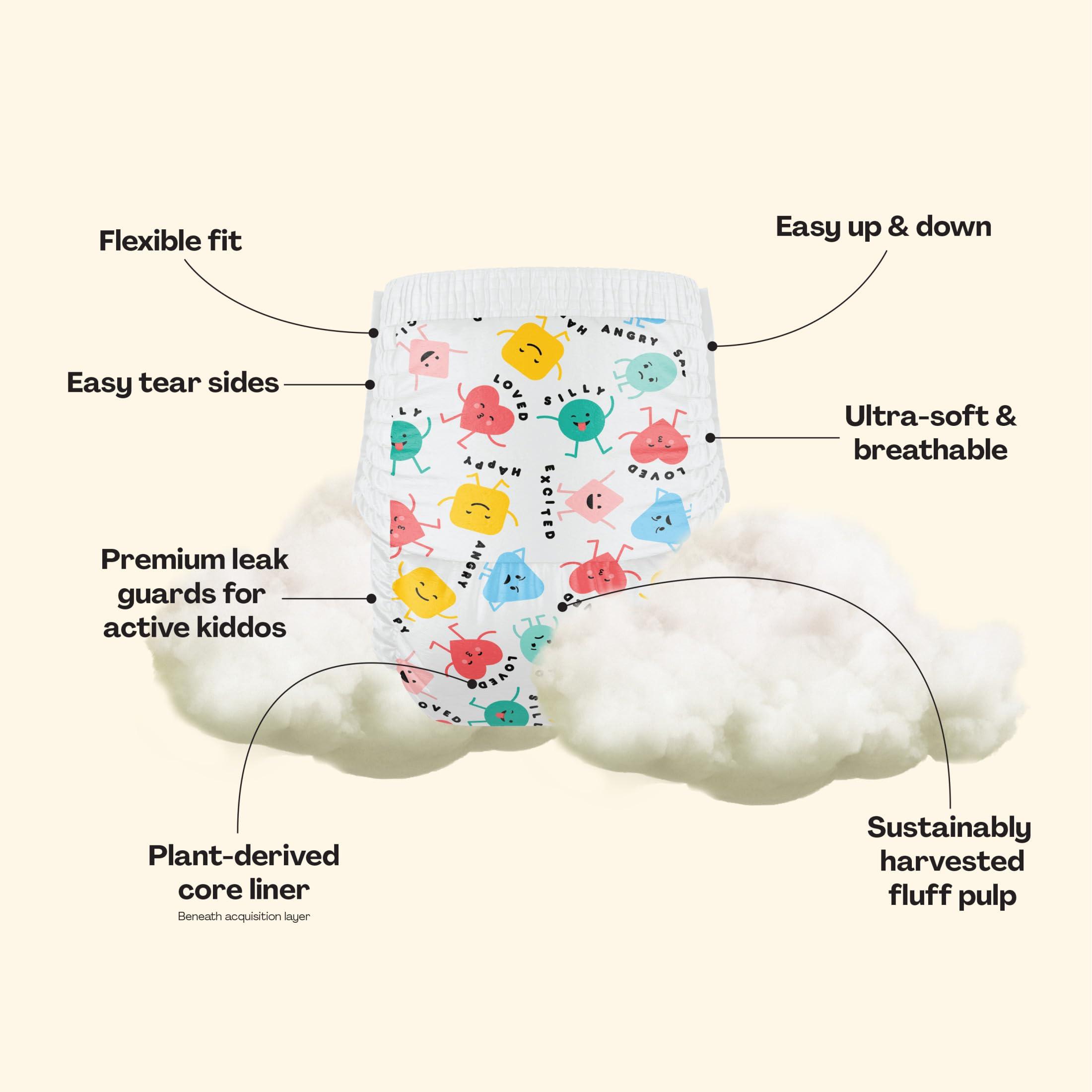 Hello Bello Premium Training Pants, Size 4T-5T (38+ lbs) Surprise Pack - 72 Count, Hypoallergenic with Soft, Cloth-Like Feel - Assorted Patterns for Boys - Image 2