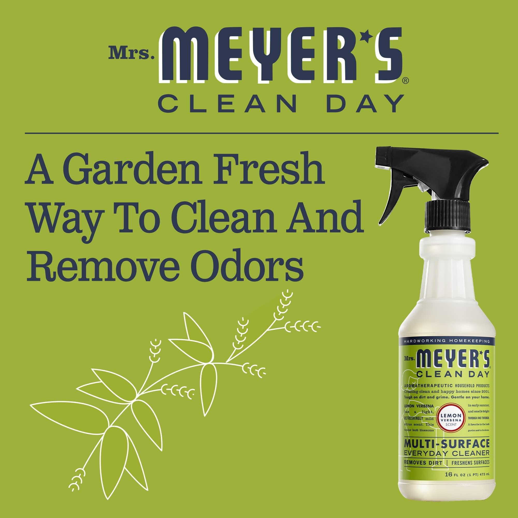 MRS. MEYER'S CLEAN DAY All-Purpose Cleaner Spray, Cruelty Free Formula, Lemon Verbena, 16 fl. oz - Pack of 3 - Image 7