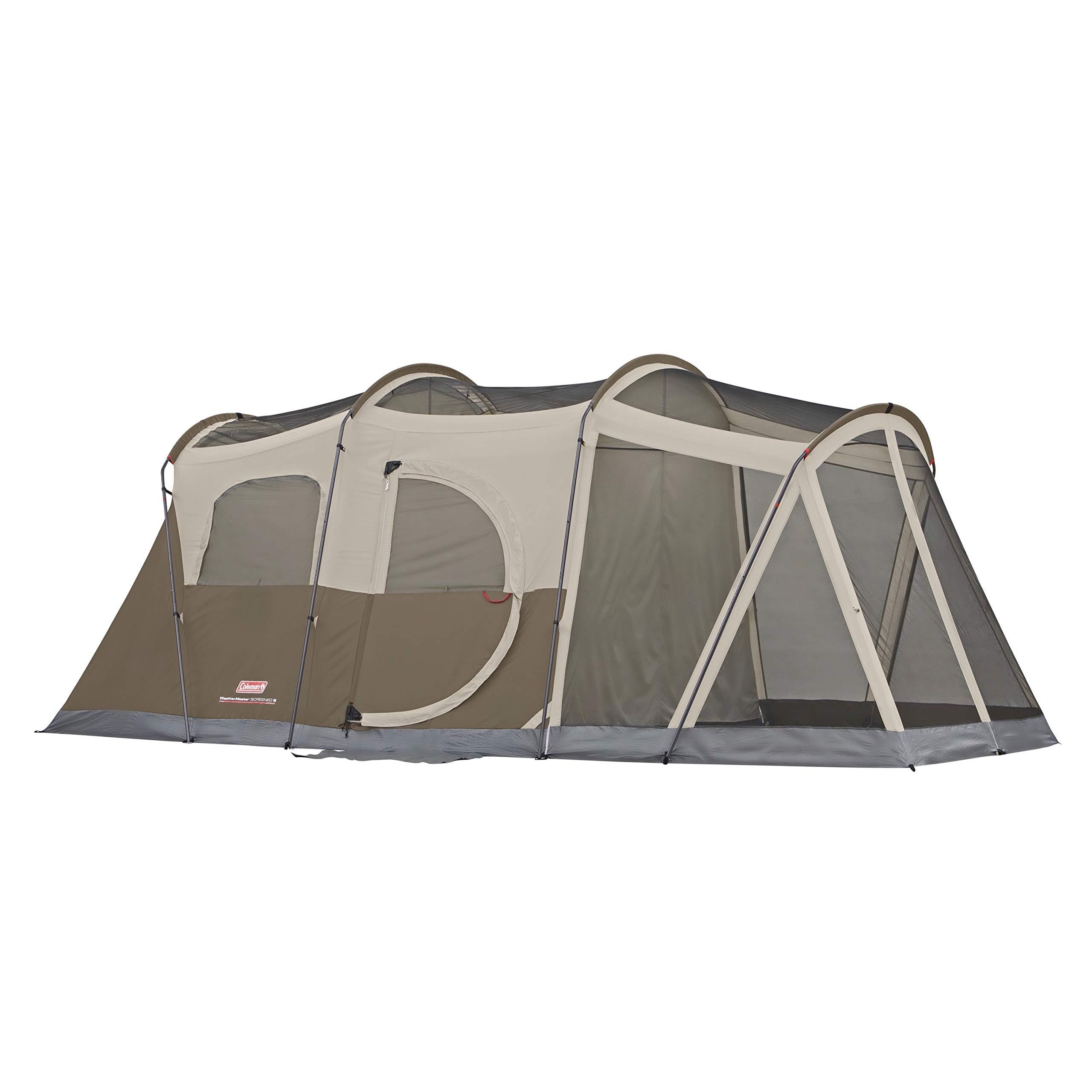 Coleman 6-Person WeatherMaster Tent with Screened Porch, Weatherproof Tent with Screen Room, Rainfly & Carry Bag Included - Image 2