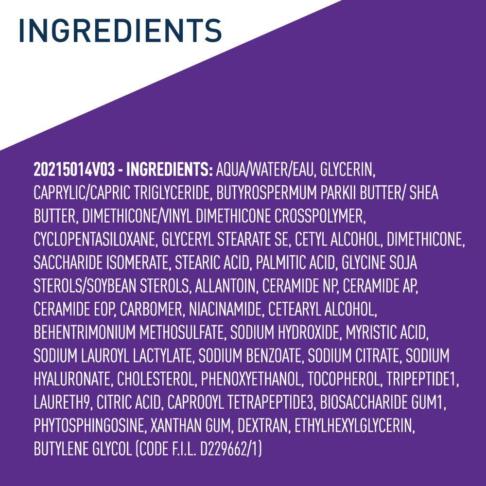 CeraVe Skin Renewing Night Cream, Niacinamide, Peptide Complex, and Hyaluronic Acid Moisturizer for Face, 1.7 Ounce, Packaging may Vary - Image 8