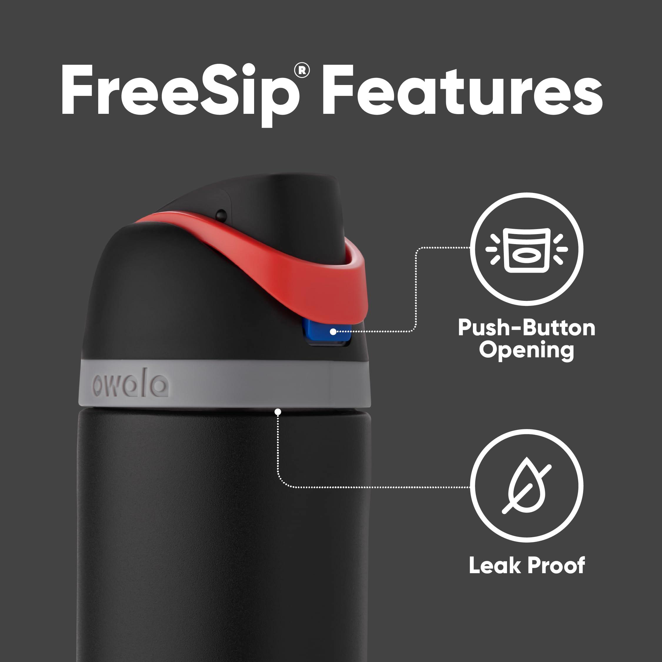 Owala Star Wars FreeSip Insulated Stainless Steel Water Bottle with Straw for Sports and Travel, BPA-Free, 24-Ounce, Darth Vader - Image 4
