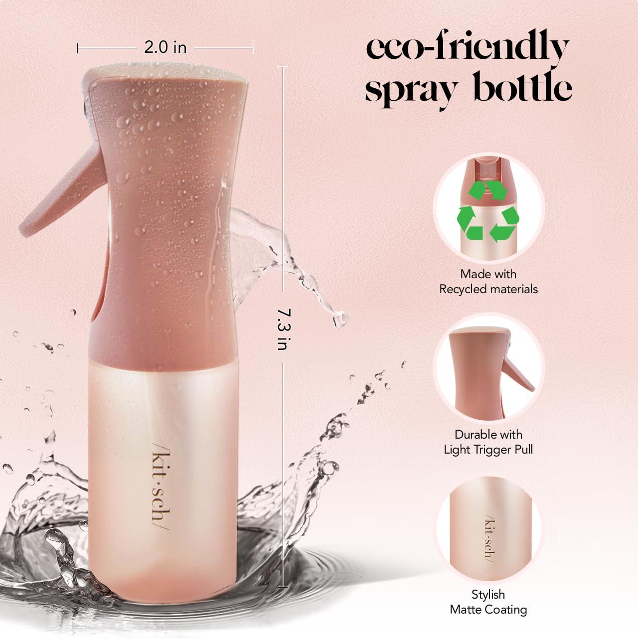 Kitsch Continuous Spray Bottle for Hair | Fine Mist Water Mister for Hair Styling – Spray Bottles for Cleaning, Plants & More – Terracotta, 5 oz - Image 3