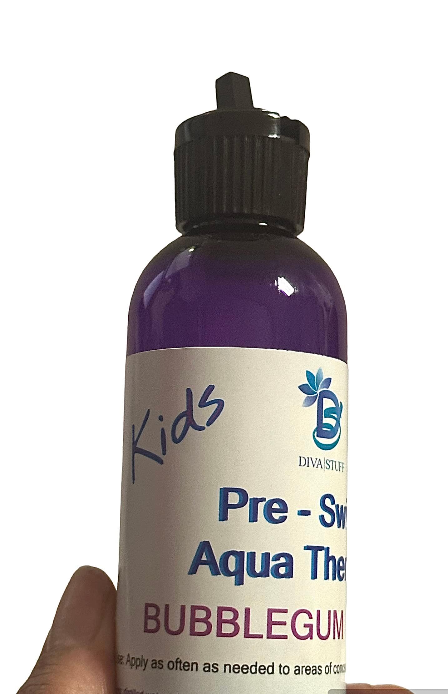 Diva Stuff Kids Pre-Swim Aqua Therapy Chlorine Neutralizing Body Moisturizing Lotion for Swimmers, Protects Skin from Chlorine & Salt Water, 4 oz - Made in the USA, Bubblegum Scent - Image 4