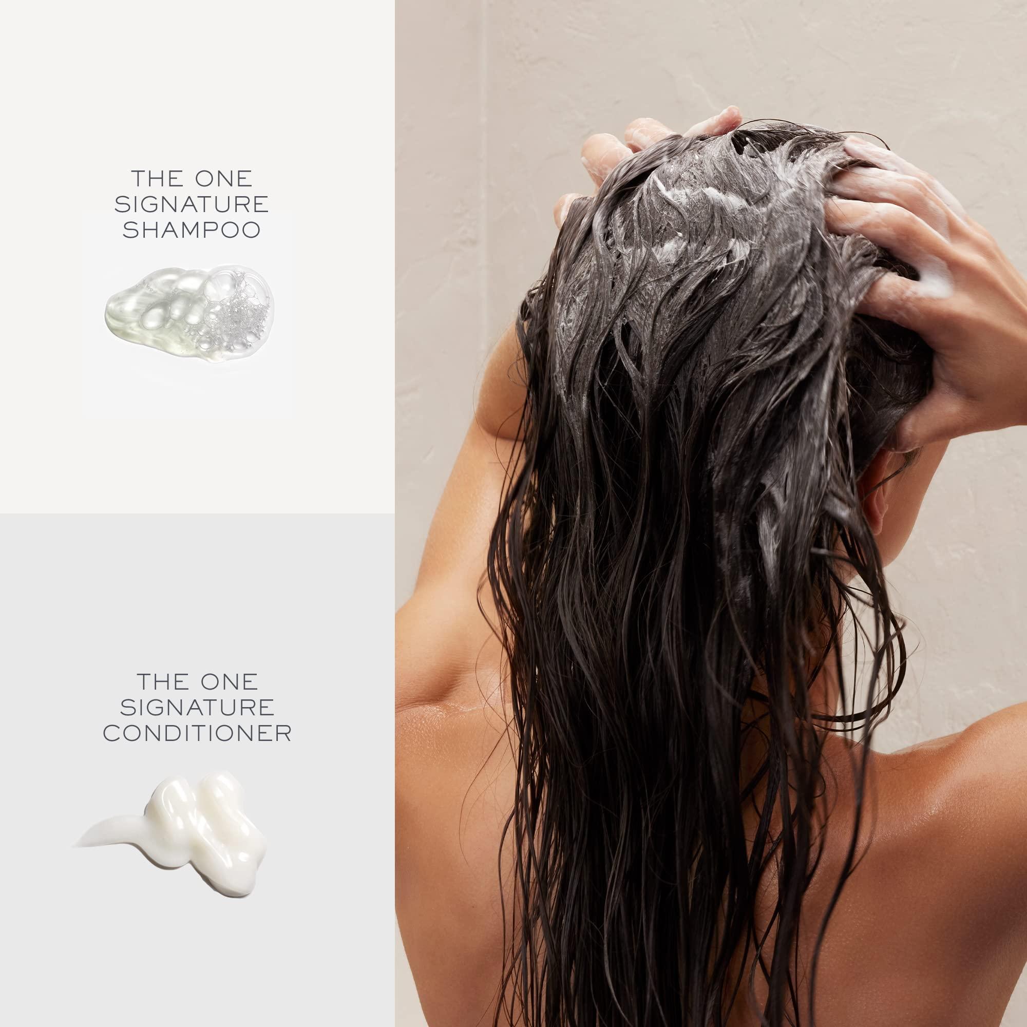 Kristin Ess Signature Shampoo and Conditioner Set with Pumps | Daily Sulfate Free, Color Safe, Hydrating, Moisturizes, Adds Softness & Shine - Pear Fragrance, 33.8 fl oz each 2-pack - Image 5