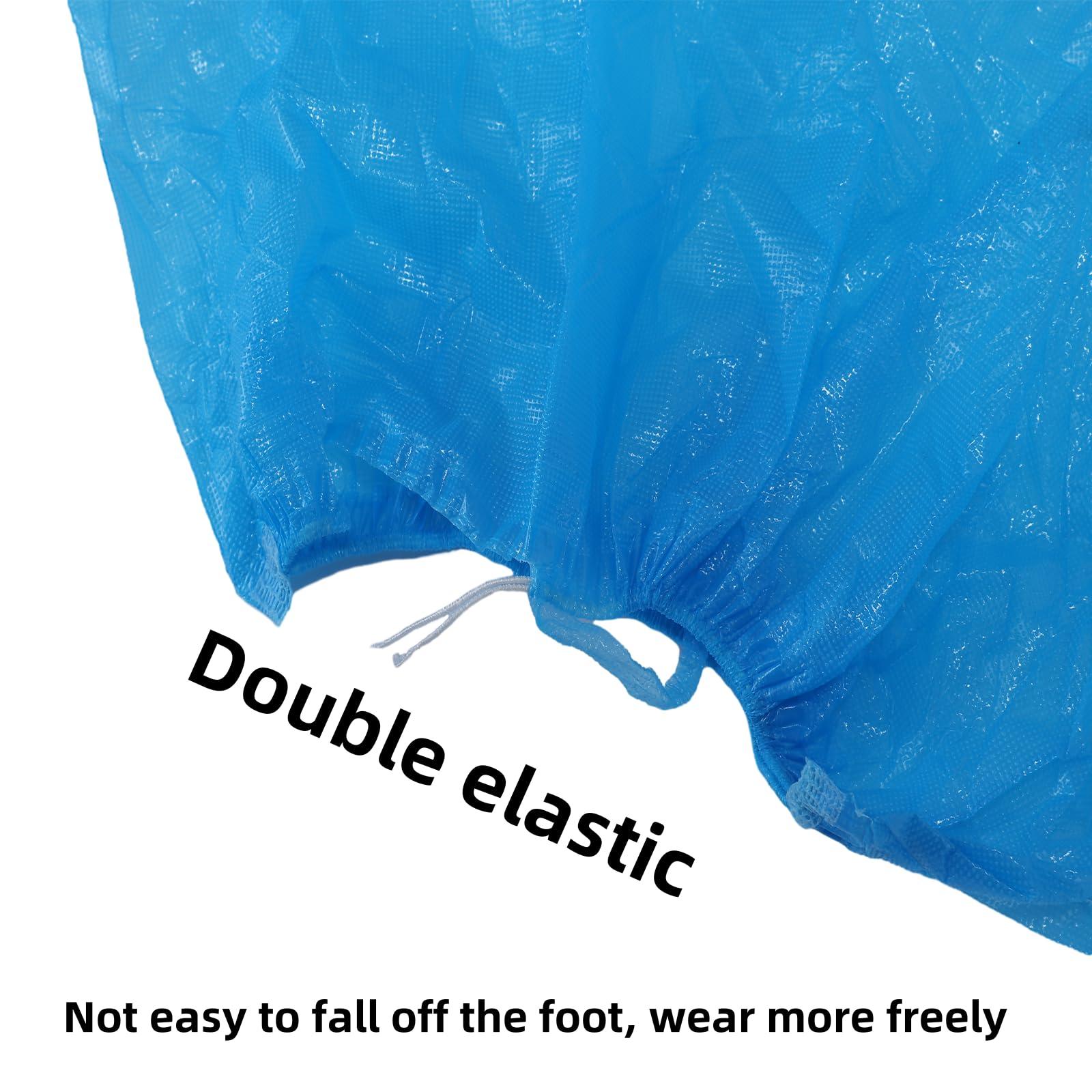 Shoe Cover Disposable Non-slip,Waterproof,Dustproof,CPE Booties Shoes Protectors Coverings,Fits up to US Men's 11 & Women's 13,Durable Booties Boot Covers for Indoors - 200(100Pairs) - Image 7
