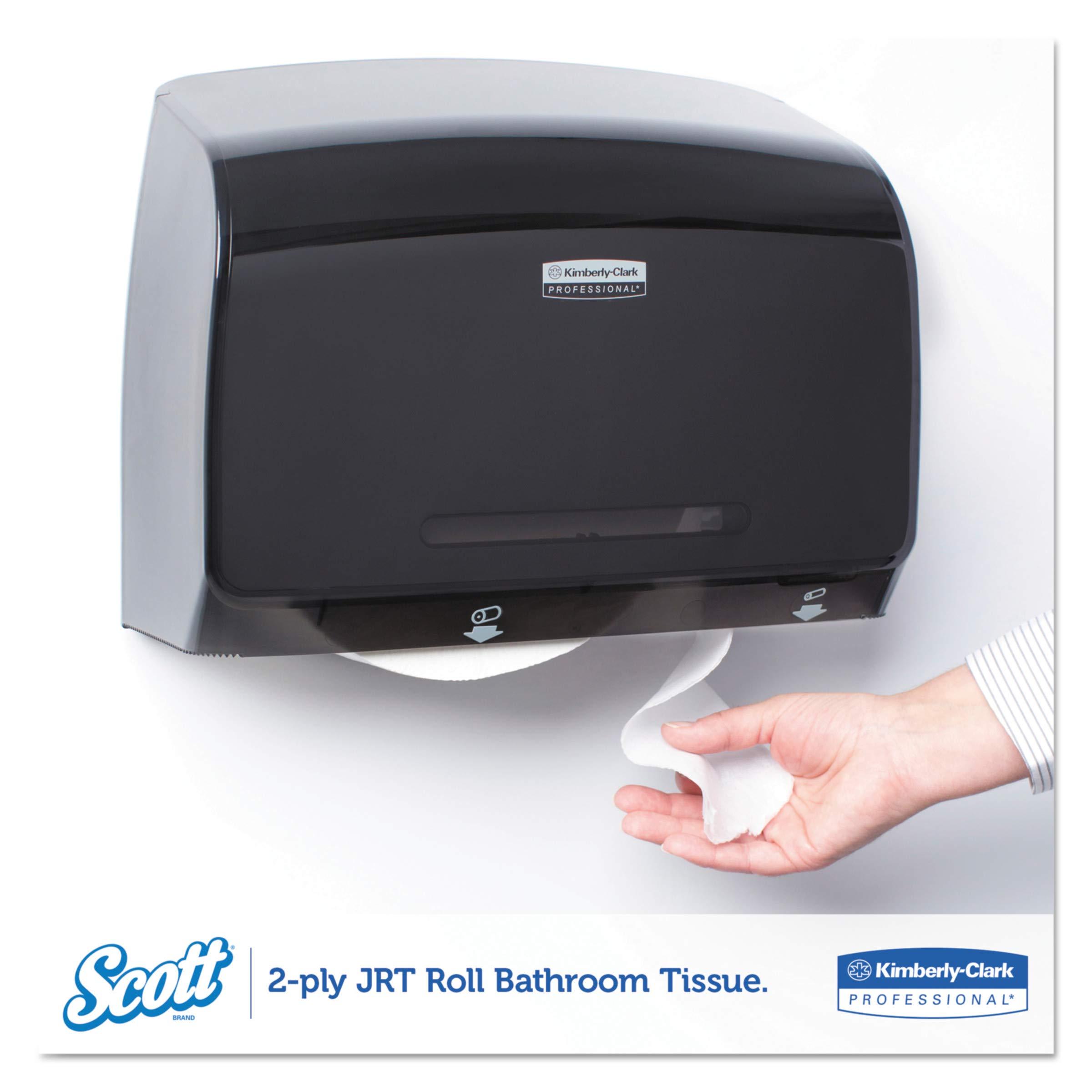 Scott Professional Essential High-Capacity Jumbo Roll Bulk Toilet Paper (07827), 2-Ply, White (6 Rolls at 2,000' Each, 12,000'/Case) - Image 3