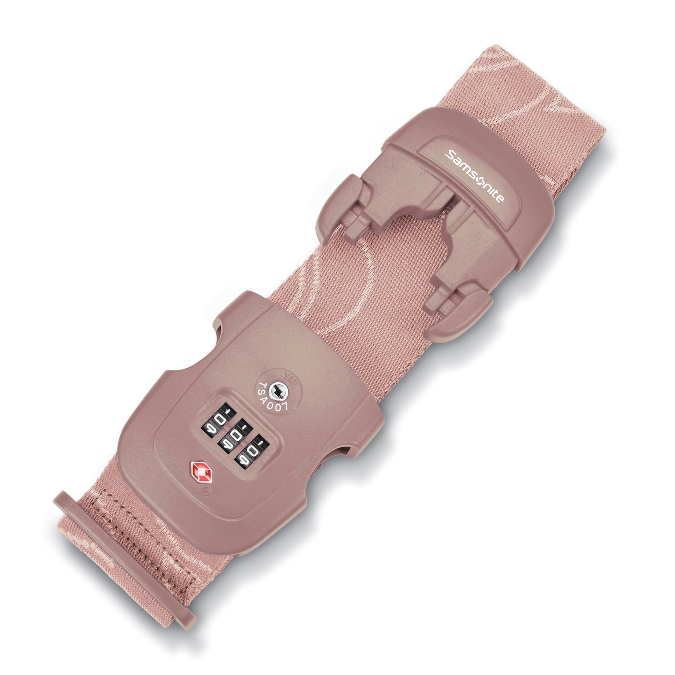 Samsonite 3-Dial Combination Lock, TSA Approved Travel Lock, Dusty Rose - Image 2