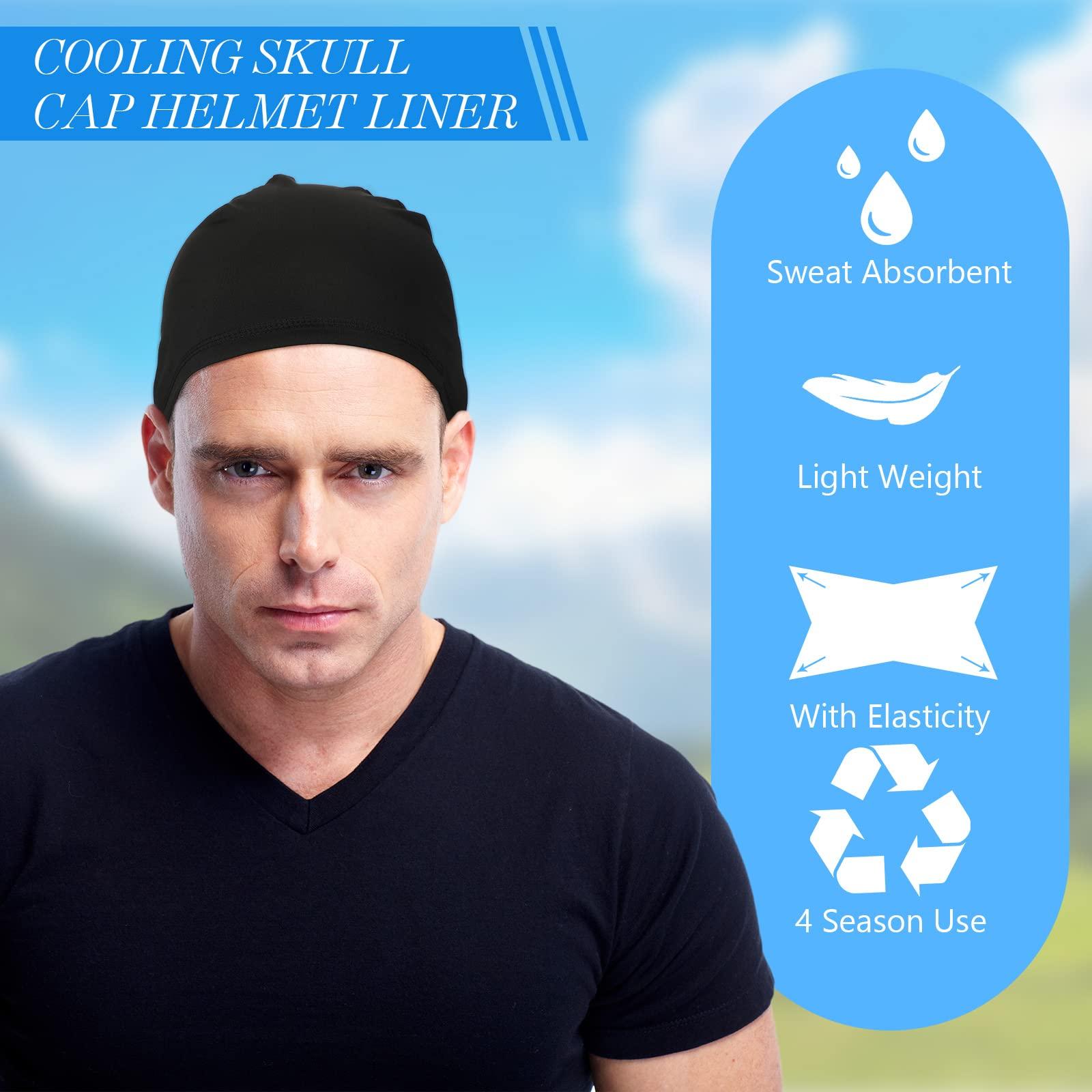 Meanplan 22 Pcs Helmet Liner Skull Cap Men's Cooling Cycling Cap Sports Helmet Cap for Men Women Running Skiing Hat - Image 3
