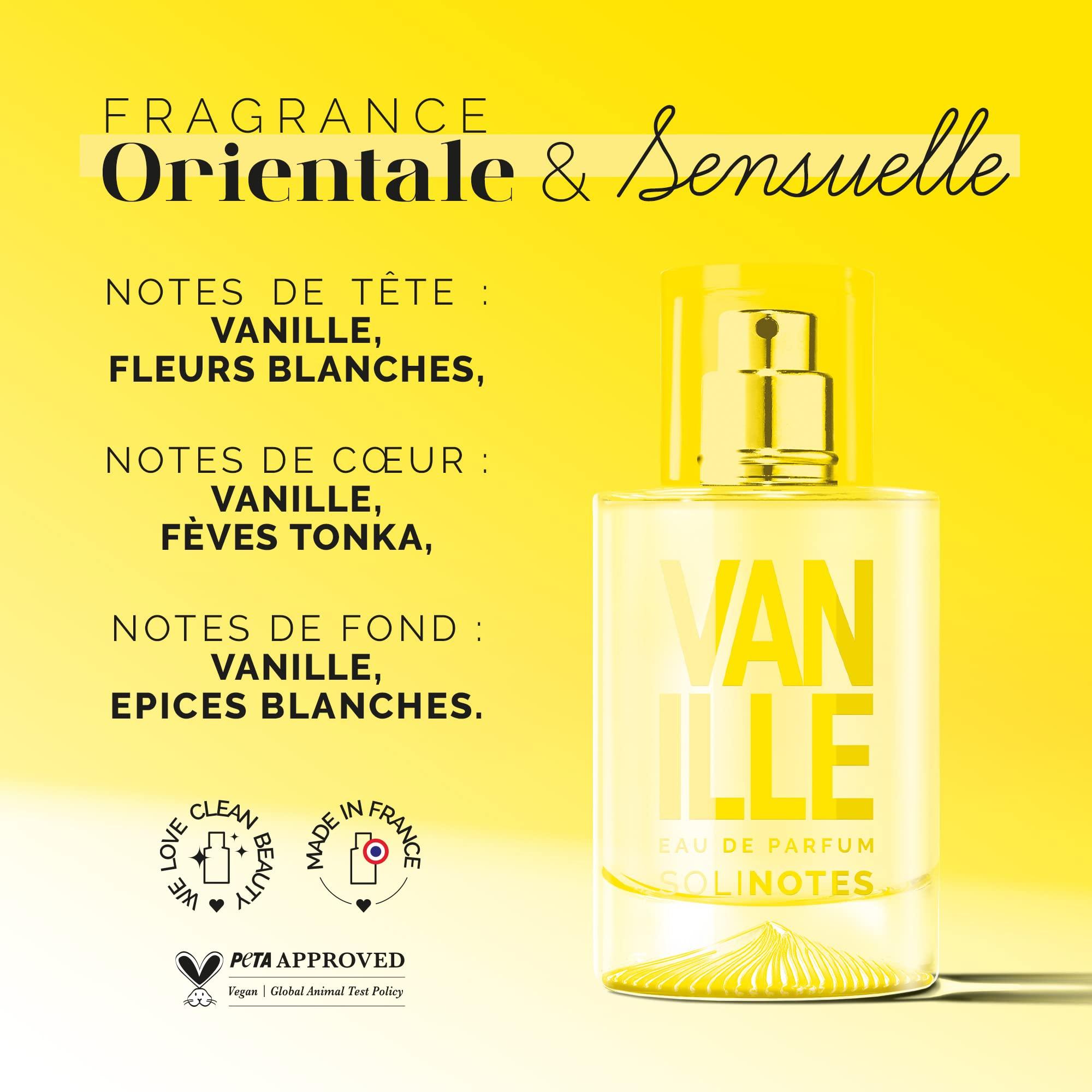 Solinotes Vanilla Perfume for Women & Men, 1.7 Fl Oz/ 50 ML Eau De Parfum, Delicate Floral and Soothing Scent with Premium Ingredients - Clean Perfume, Cruelty Free, Vegan, Made in France - Image 4