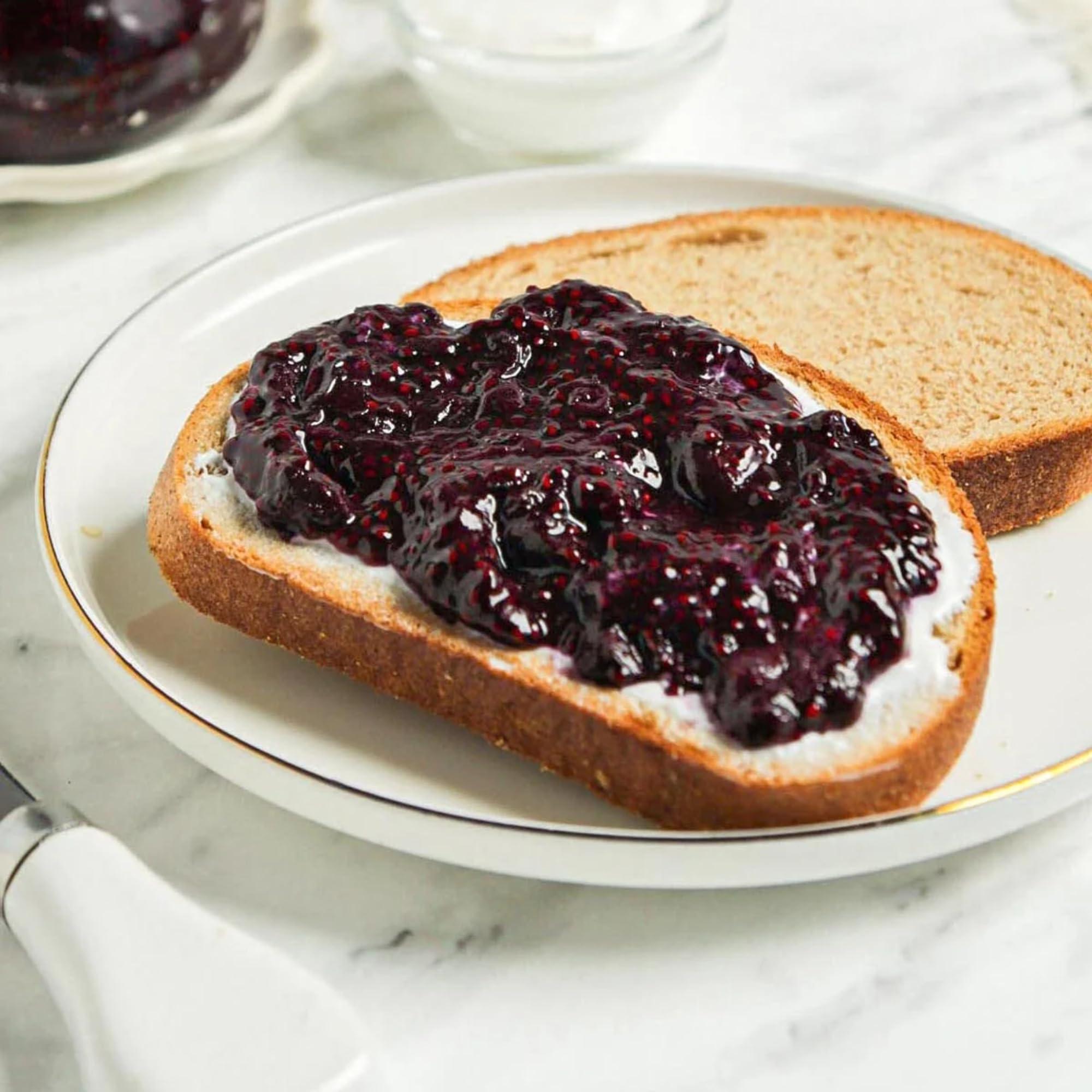 Bionaturae Organic Wild Berry Fruit Spread - Jelly Organic, Non-GMO, USDA Certified, No Sugar Added, No Preservatives, Organic Fruit Jam, Jam Organic, Made in Italy - 9 Oz - Image 3