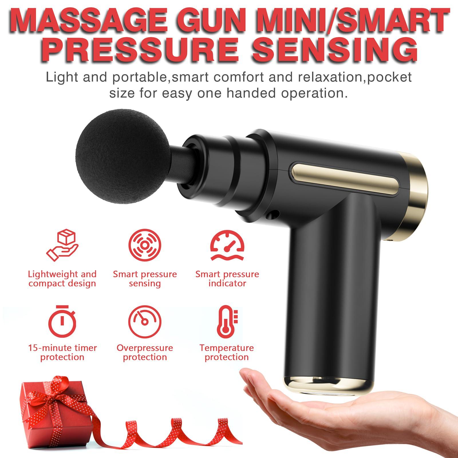 cotsoco Massage Gun Deep Tissue for Pain Relief with 4 Massage Heads & 6 Speeds, Electric Mini Handheld Body Massager for Any Pain Relief, Best Gifts for Dad and Mom - Image 8