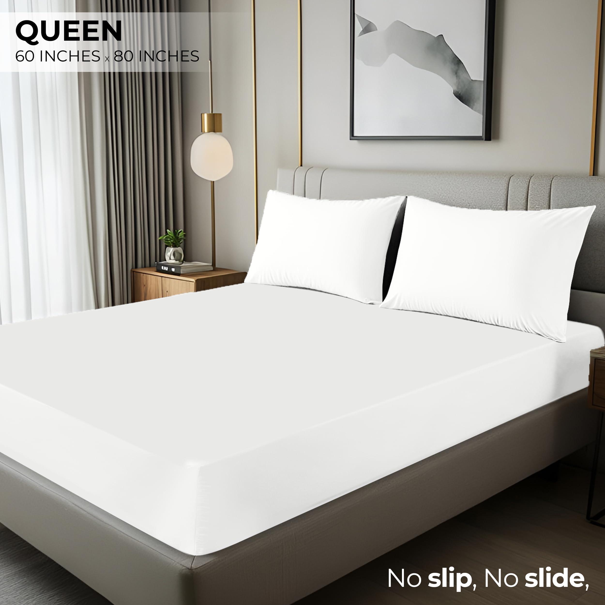 Utopia Bedding Queen Fitted Sheet - Bottom Sheet - Deep Pocket - Soft Microfiber - Shrinkage and Fade Resistant - Easy Care -1 Fitted Sheet Only (White) - Image 2
