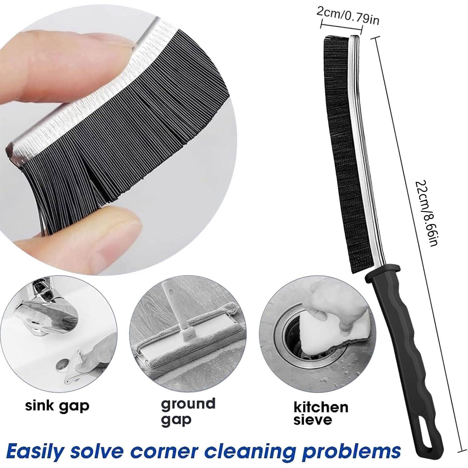 Crevice Cleaning Brush,New Multifunctional Cleaning Brush Tool, Bathroom Gap Brush, Home, Kitchen, Bathroom, Window, Vehicle, Faucets, Toilet,6Pcs - Image 5