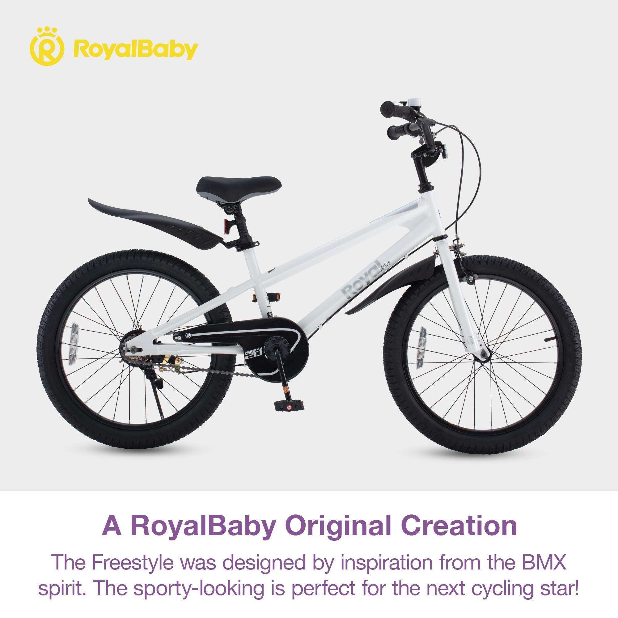 RoyalBaby Kids Bike EZ Balance to Pedal Dual Handbrake Toddlers Boys Girls Bicycle 12-20 Inch for Age 3-10 Years - Image 2