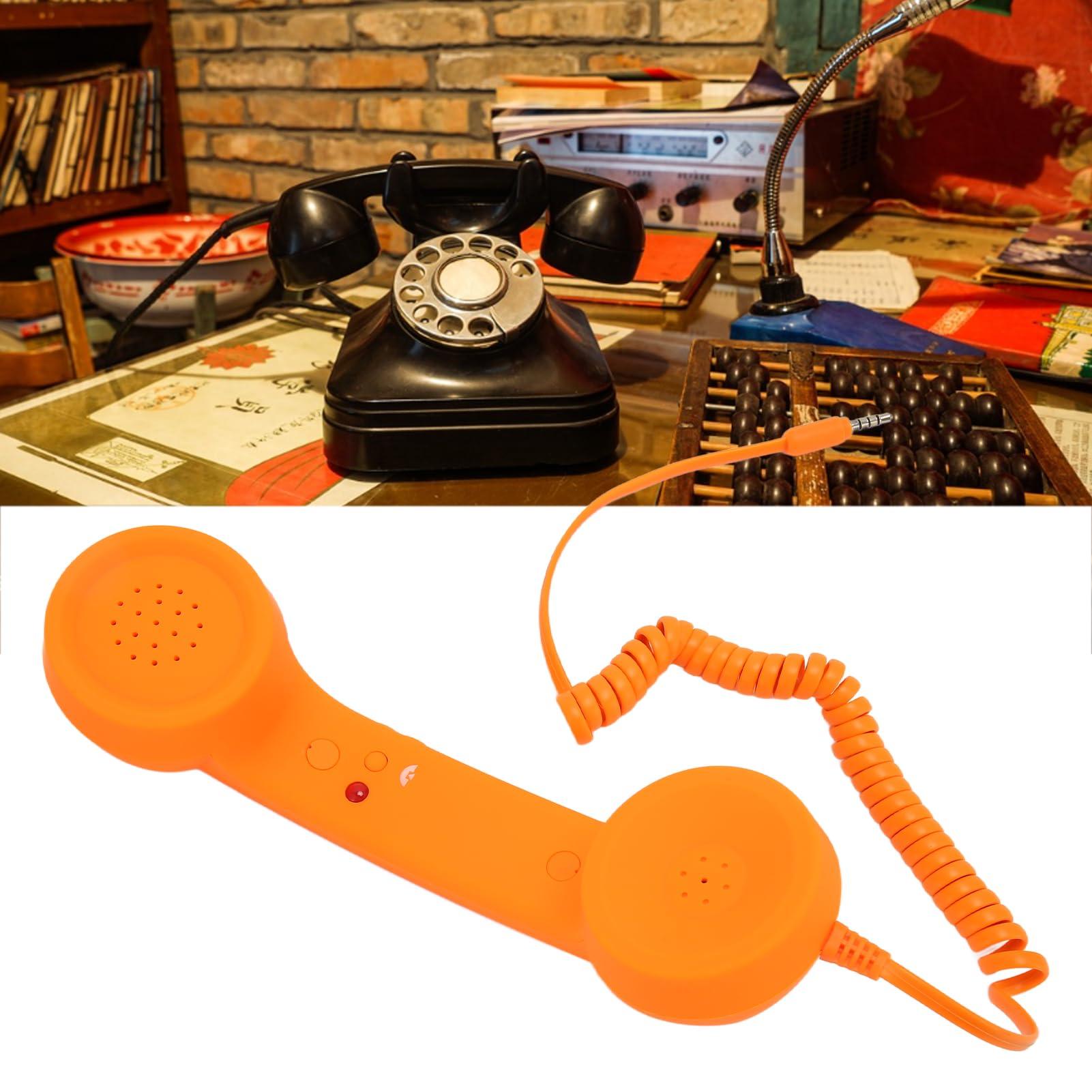 Retro 3.5mm Telephone Handset for Cellphone - Radiation Proof Old Phone Receiver, Handheld Headset for Cell Phone - Image 8
