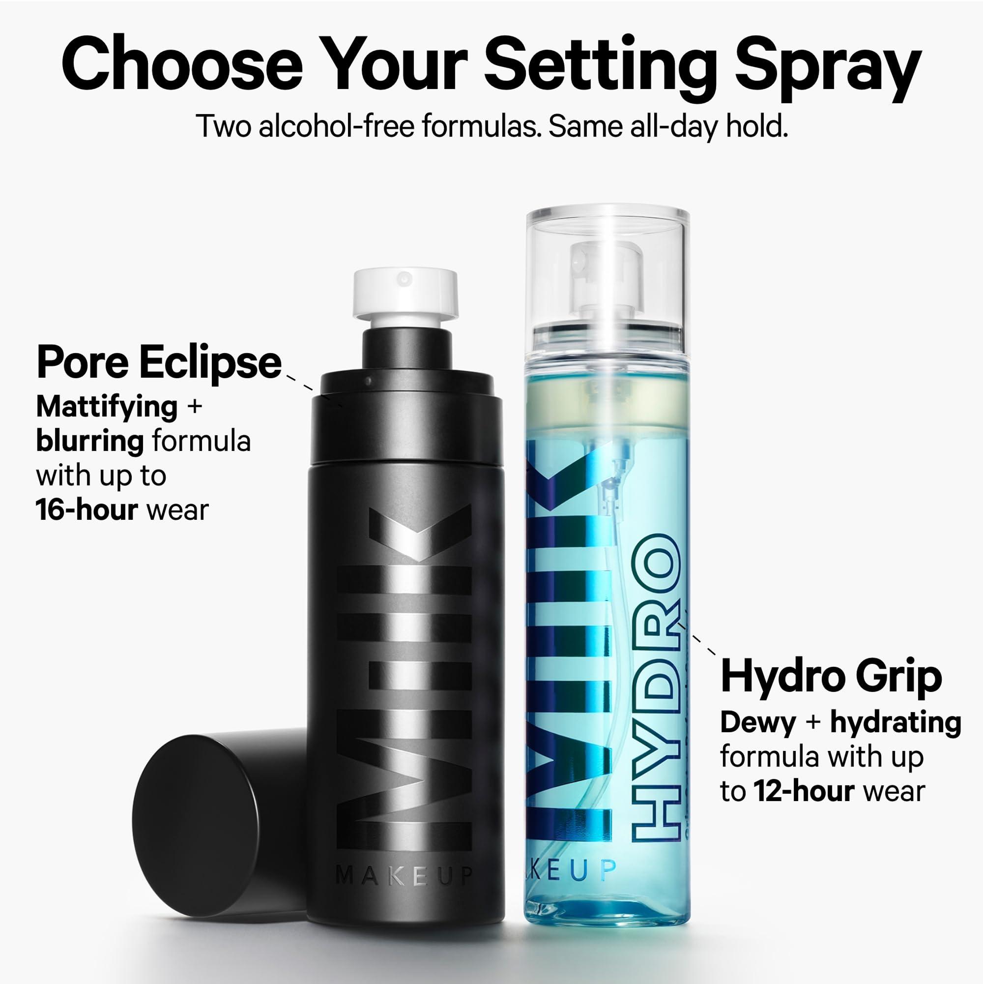 Milk Makeup Pore Eclipse Matte Setting Spray – Blurs Pores, Controls Shine + Sets Makeup for Up to 16 Hours – Long-Lasting, Oil + Alcohol-Free Facial Mist for a Soft, Matte Finish - Image 7