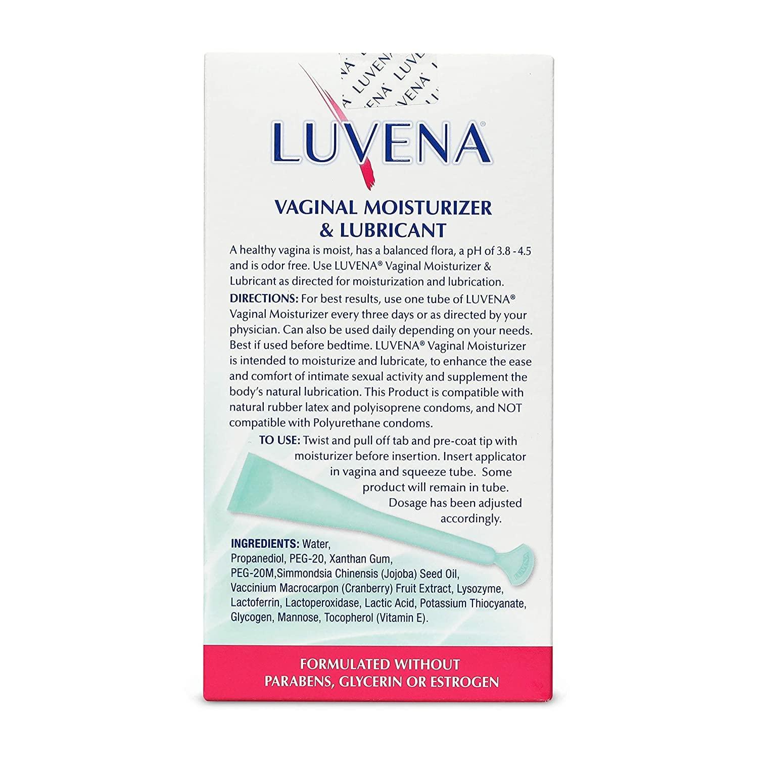 Luvena Moisturizer - Vaginal Moisturizer & Menopause Support for Women - Feminine Intimate Dryness, Redness, Irritation, Burning Symptom Relief - Water Based, Paraben & Glycerin Free - (2 Pack) - Image 4