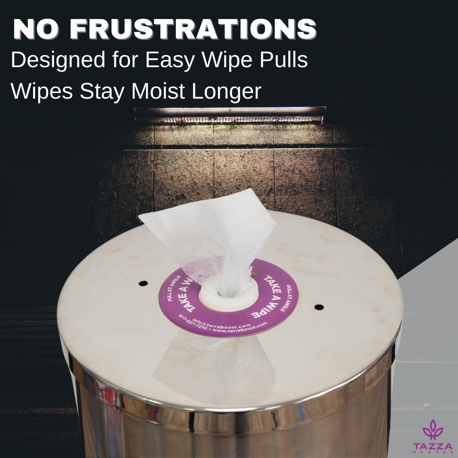 Wipe Dispenser Value Priced - Stainless Steal Floor Unit with Built in Trash Can. Gyms, Fitness, Yoga, Commercial and Residential. - Image 4