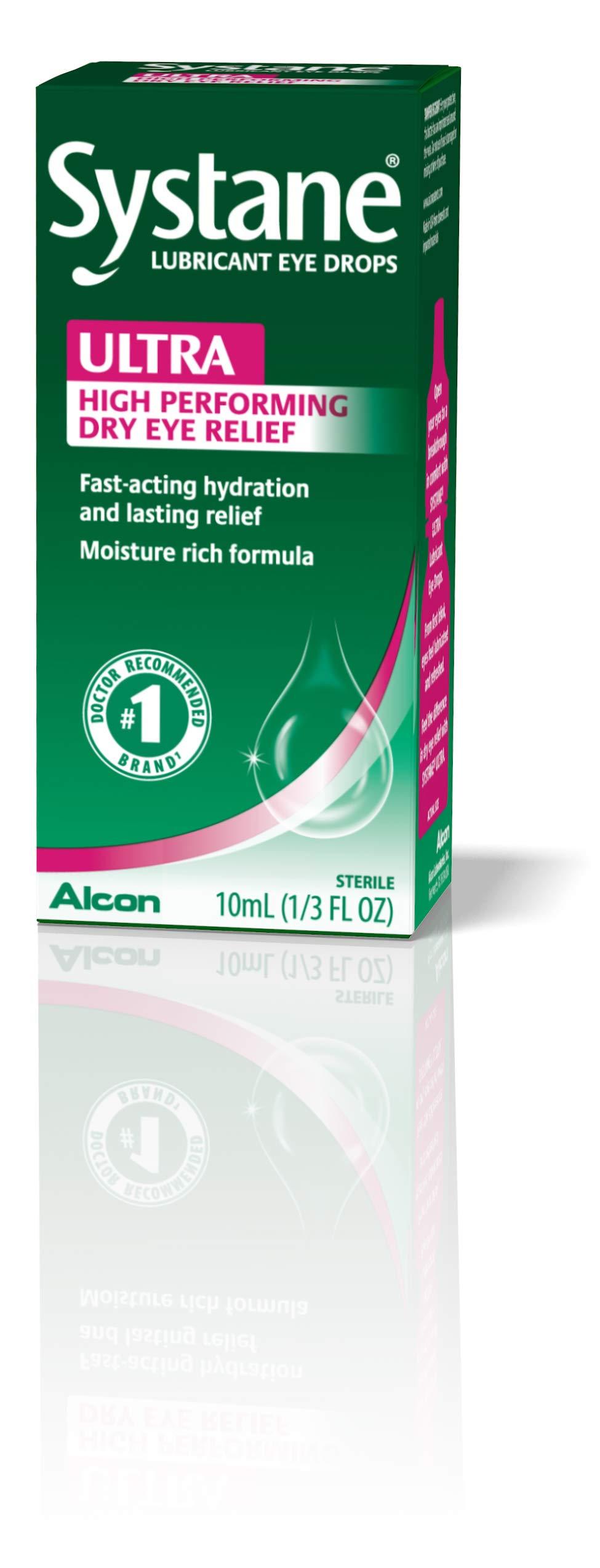Systane Ultra Lubricant Eye Drops, Artificial Tears for Dry Eye, Single Pack, 10 ml - Image 4
