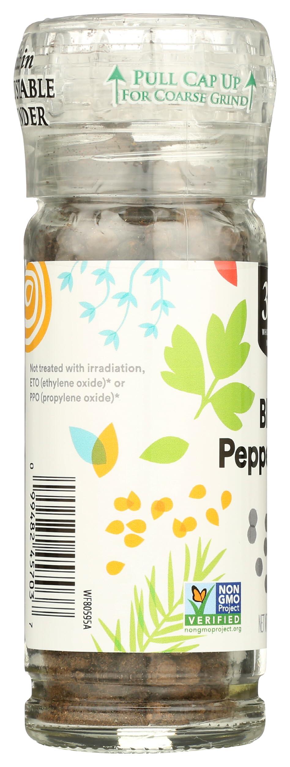 365 by Whole Foods Market, Black Peppercorn Grinder, 1.55 Ounce - Image 4