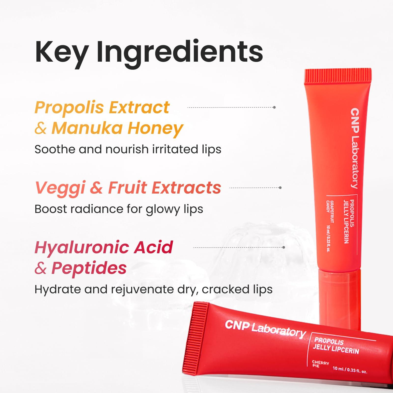 CNP Propolis Jelly Tinted Lipcerin™ - 02 Pink Donut, Hydrating Lip Balm & Gloss with Manuka Honey + Hyaluronic Acid, Korean Skincare, 0.3 fl.oz. - Image 7