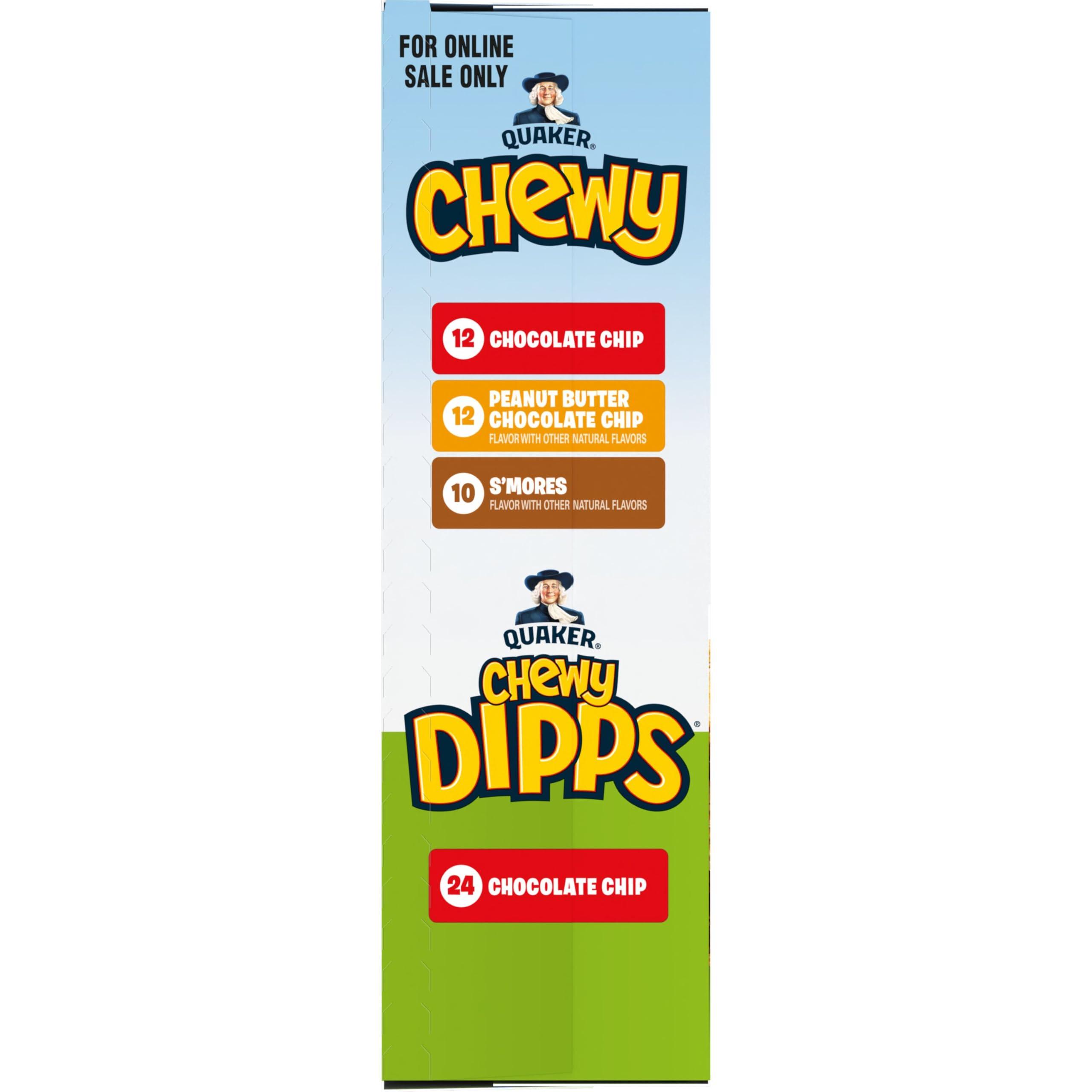 Quaker Chewy Granola Bars, Chewy & Dipps Variety Pack, 58 Count - Image 4