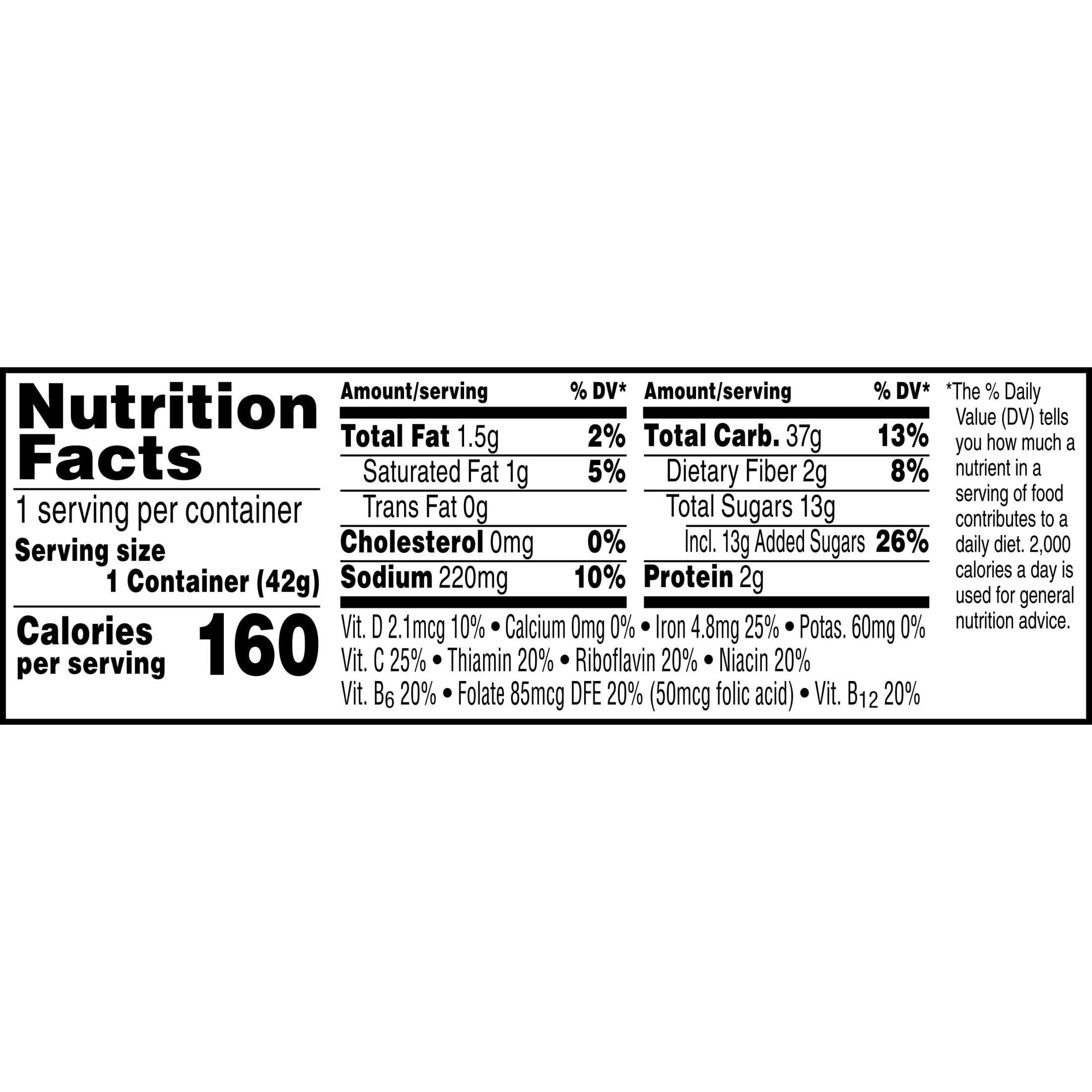 Kellogg's Froot Loops Breakfast Cereal Cups, Fruit Flavored, Breakfast Snacks with Vitamin C, Original, 18oz Case (12 Cups) - Image 9