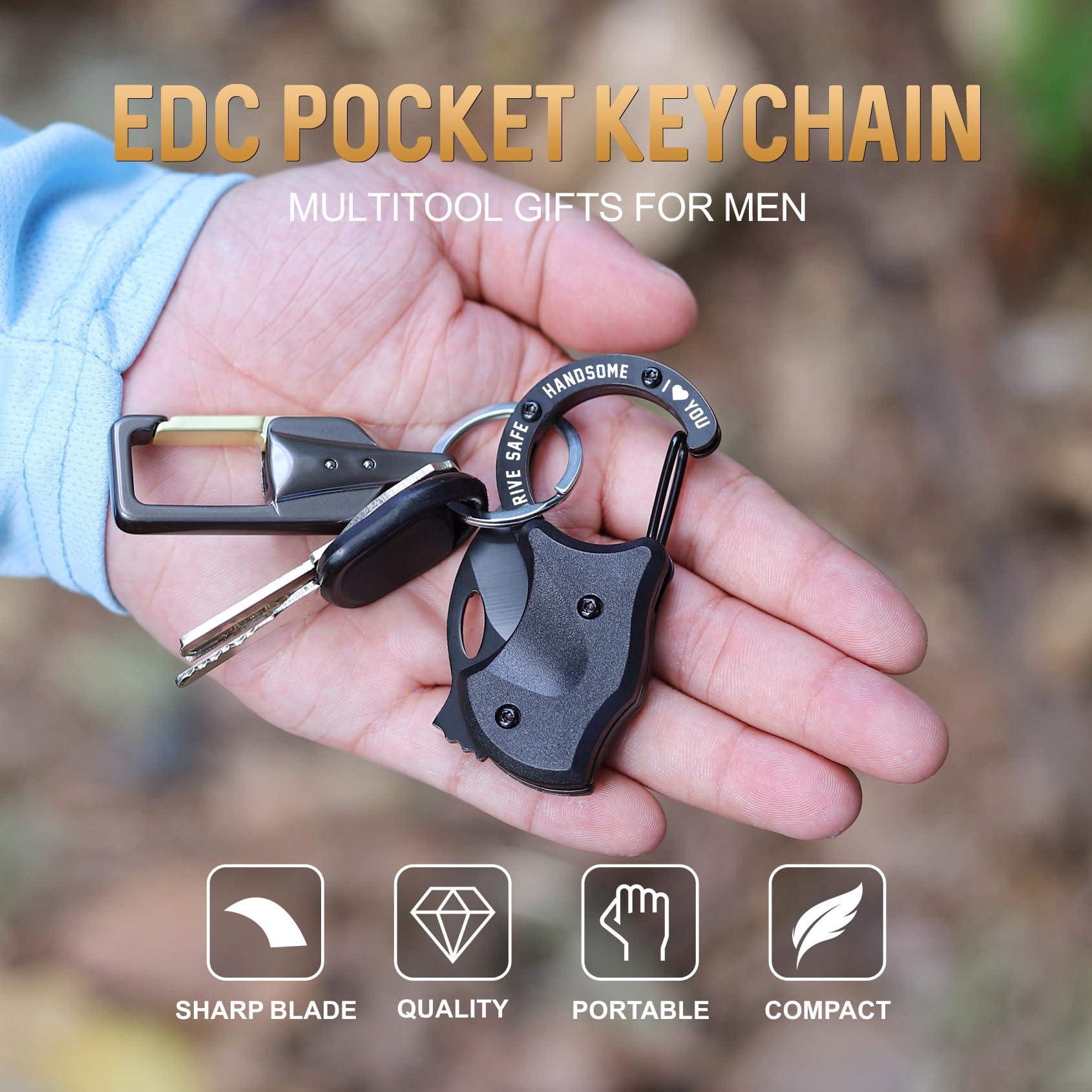 OOPERAY Gifts for Him Valentines Day Men Husband, Valentines Anniversary Birthday Gifts for Him, Mens Tool Gift, EDC Keychain Gift for Boyfriend, Valentine for Husband from Wife - Image 7