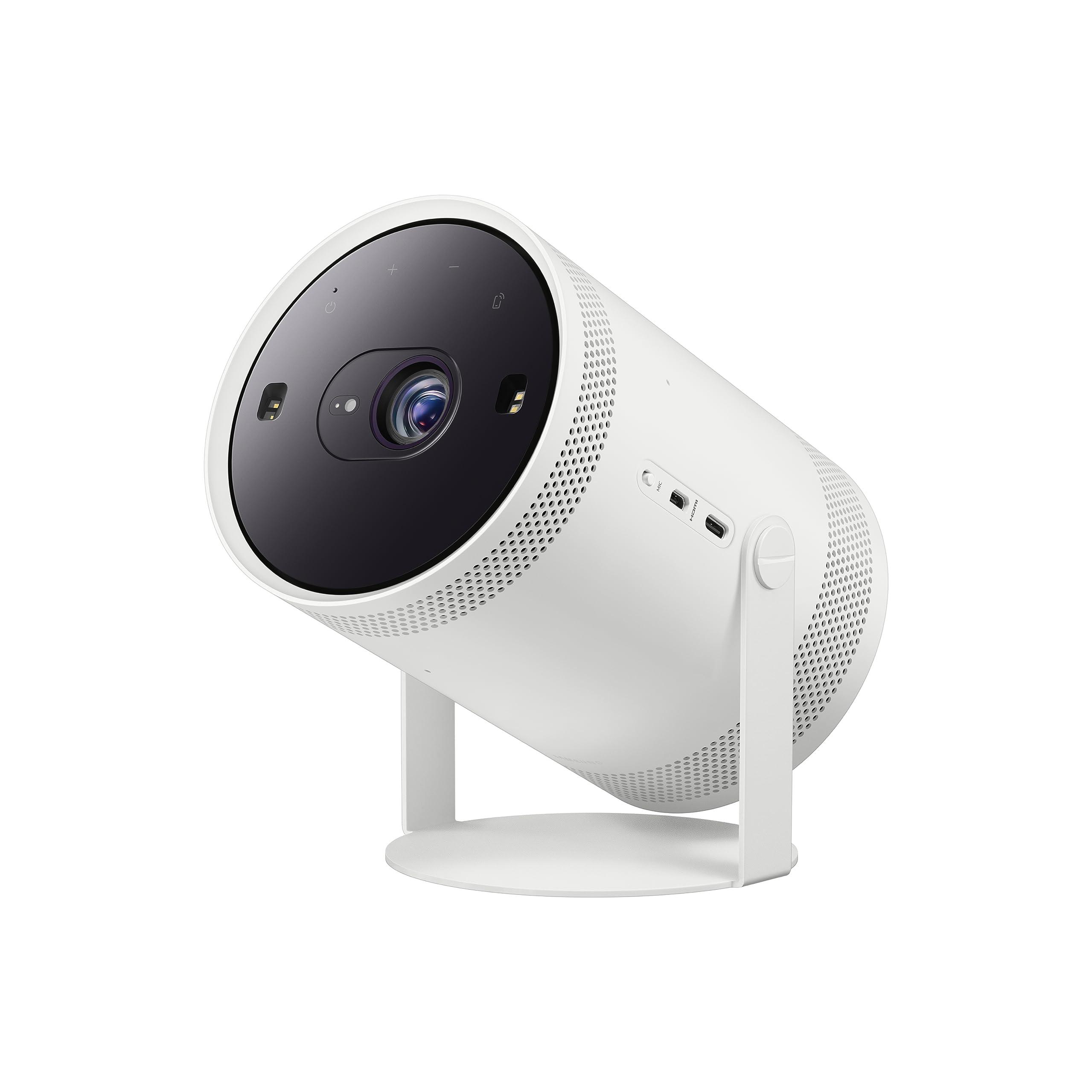 SAMSUNG 30” - 100” The Freestyle with Gaming Hub Smart Portable Projector, FHD, HDR, Big Screen Home Theater Experience, 360 Sound, SP-LFF3CLAXZA, 2023 Model (Renewed)