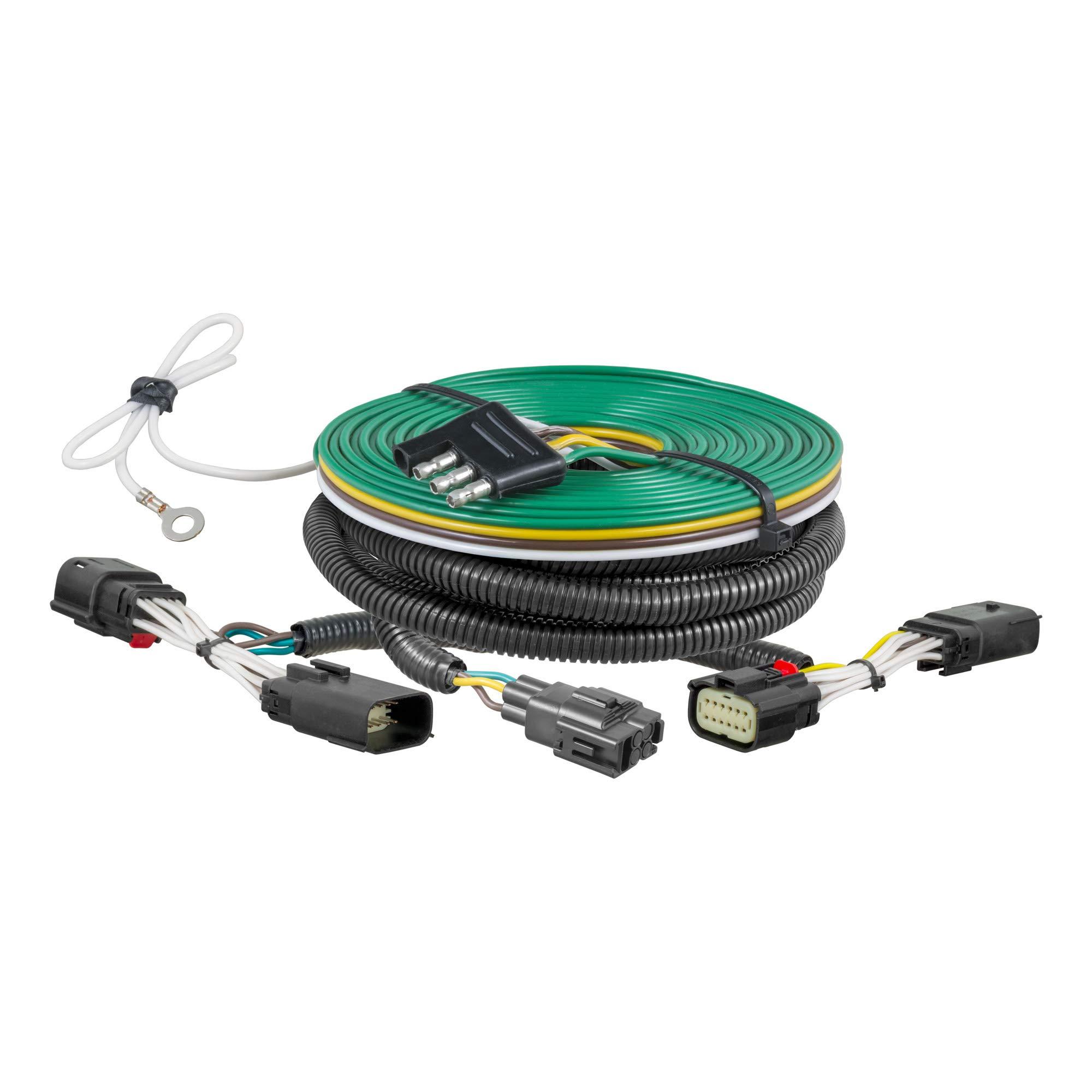 BKDK CURT 58964 Custom Towed-Vehicle RV Wiring Harness for Dinghy Towing, Fits Select Jeep Wrangler JL, Gladiator