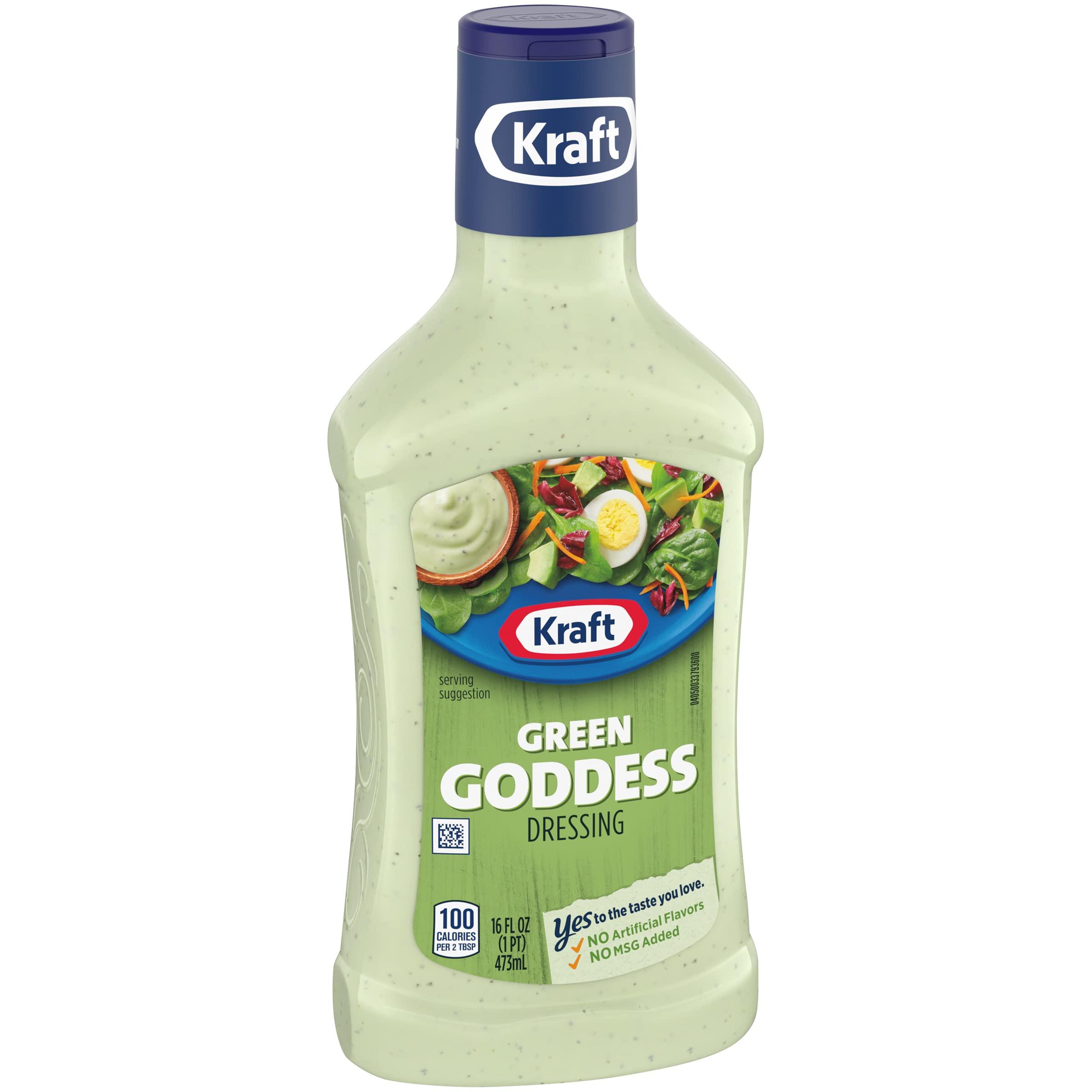 Kraft Green Goddess Salad Dressing (6 ct Pack, 16 fl oz Bottles) - Image 6