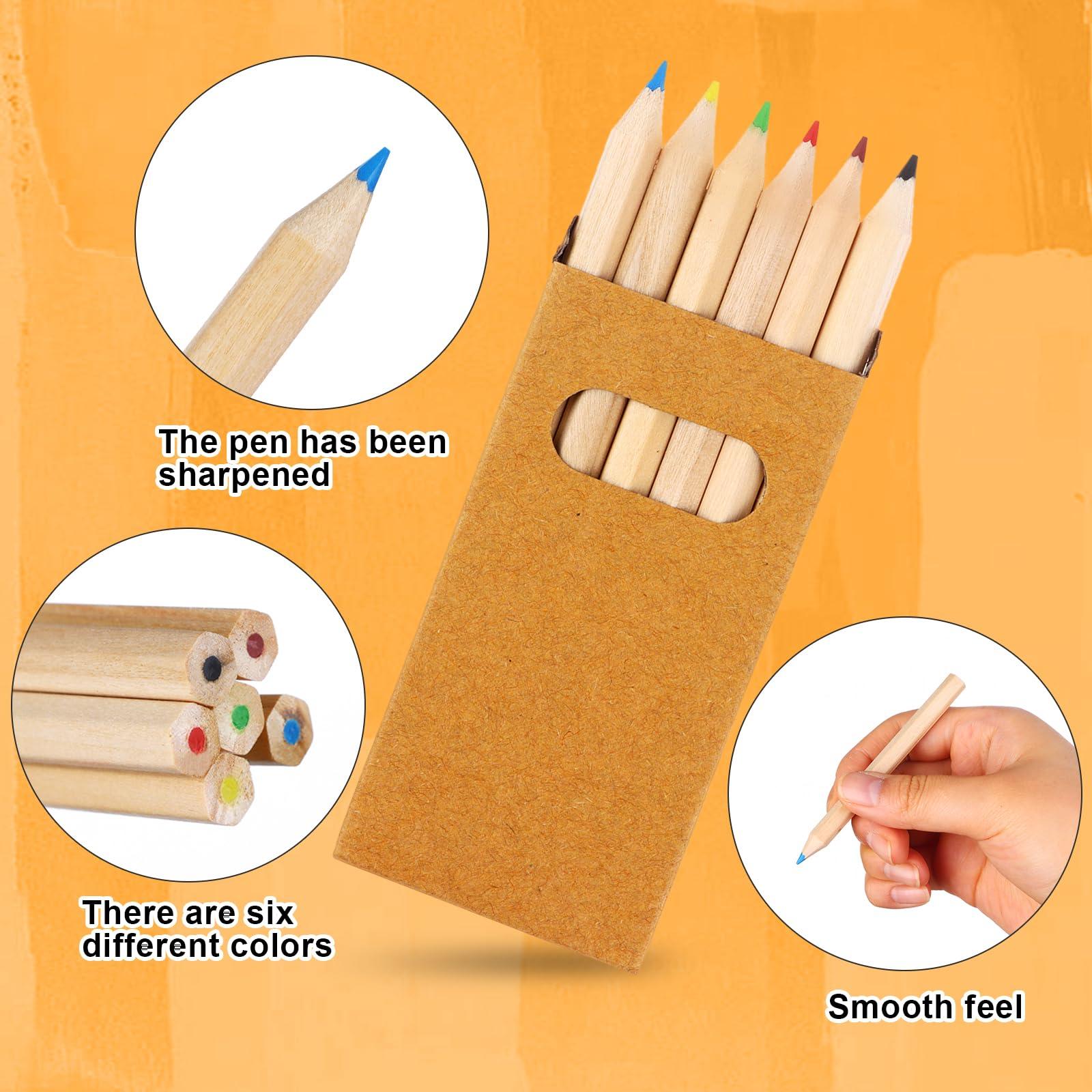 TBoxBo 150Packs/900Pcs Colored Pencils Bulk Mini Drawing Pencils Set for Kids, 3.5inch Short Fat Color Pencils for Adult Coloring Books, Classroom School Drawing Birthday Wedding Party Favors - Image 4