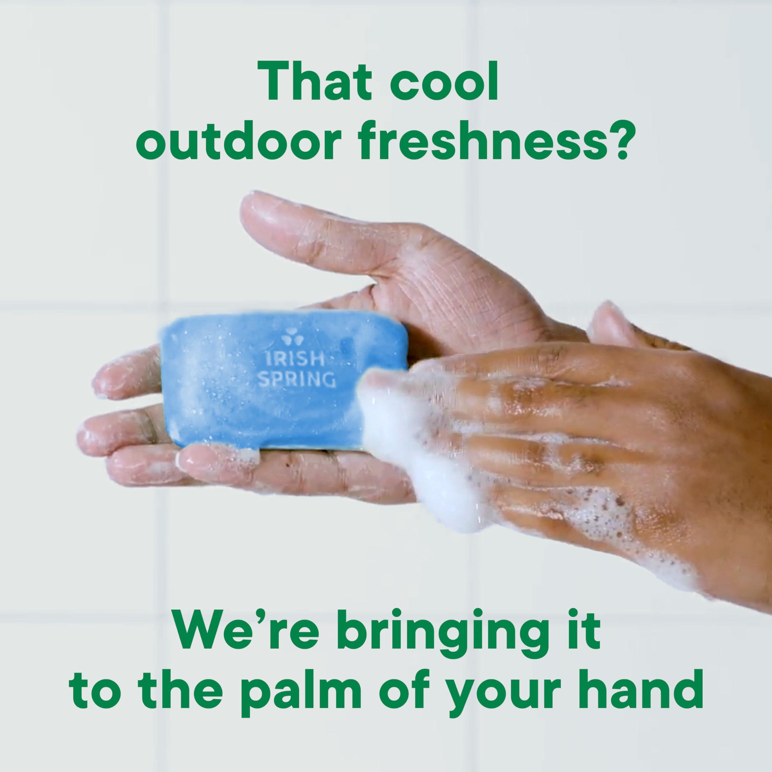 Irish Spring Icy Blast Bar Soap for Men, Mens Soap, Smell Fresh and Clean 12 Hours, Men Bars Washing Hands Body, Mild Skin, Recyclable Carton, 24 Pack, 3.7 Oz - Image 6