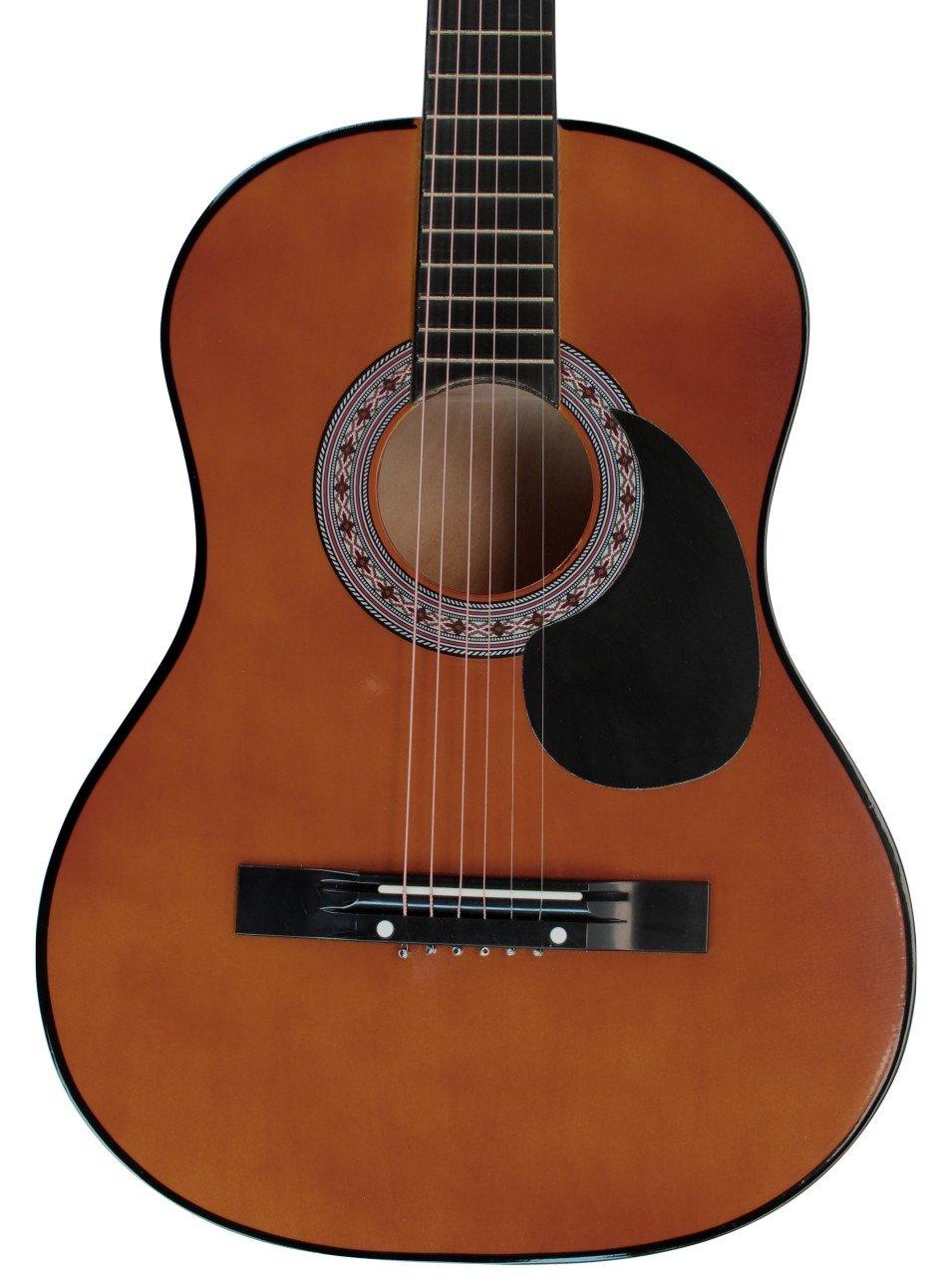 YMC 38" Coffee Beginner Acoustic Guitar Starter Package Student Guitar With Gig Bag,Strap, 3 Thickness 9 Picks,2 Pickguards,Pick Holder, Extra Strings, Electronic Tuner -Coffee - Image 4