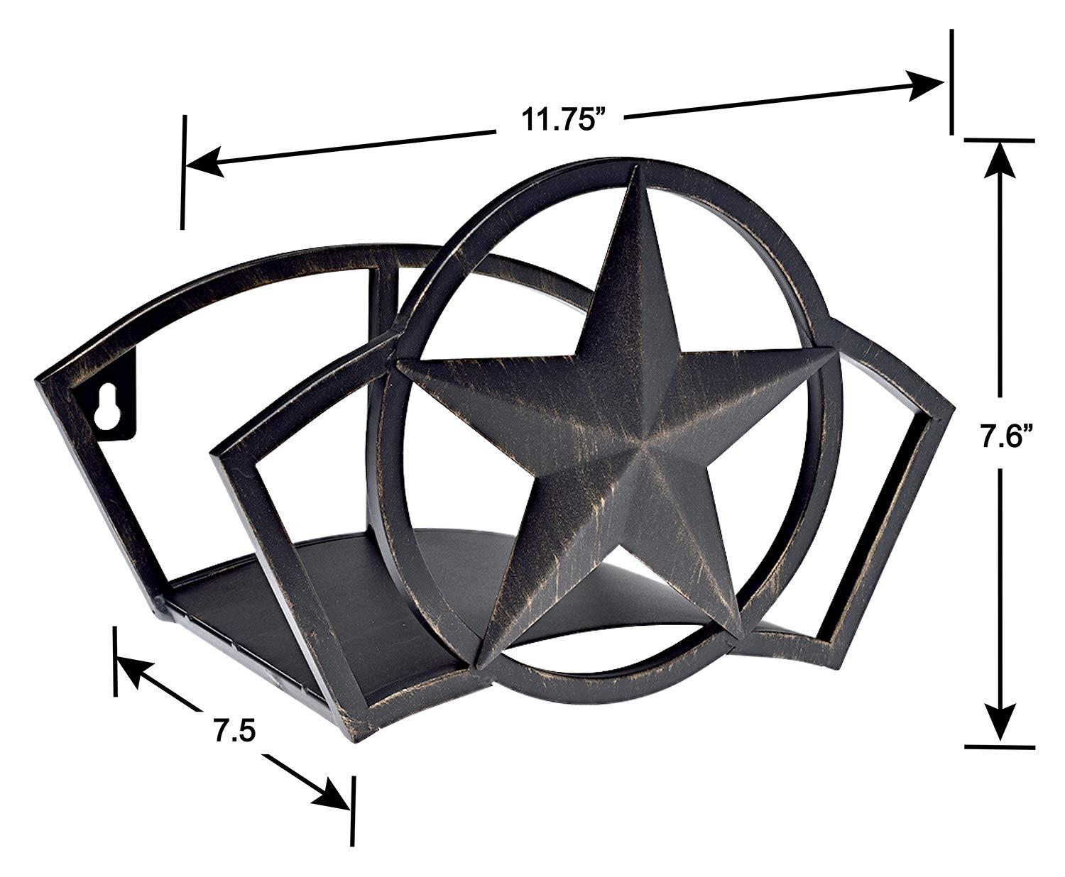 Liberty Garden 234 Liberty Star Mount Hose Butler, Holds 125-Feet of, 5/8-Inch, Black - Image 3