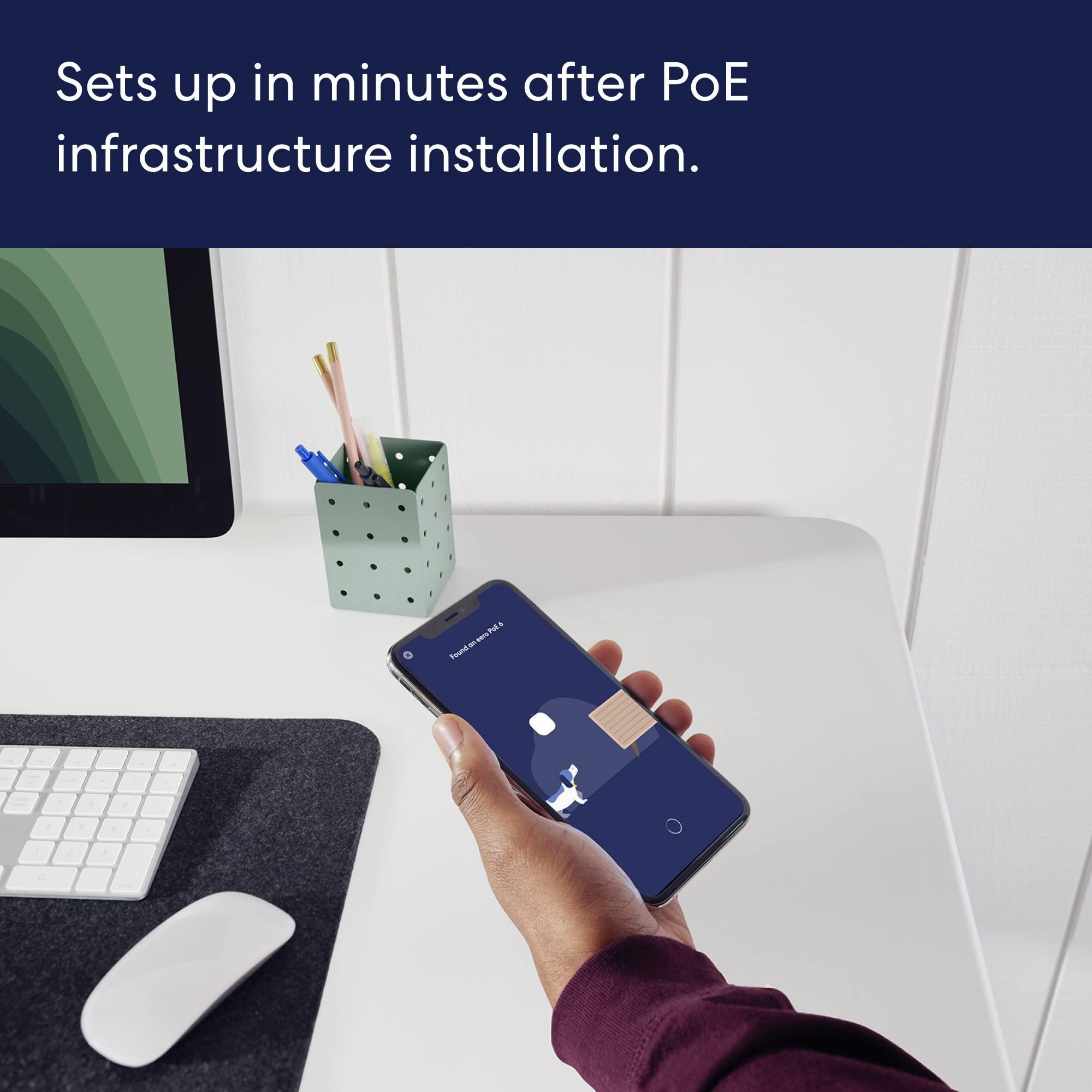 Amazon eero PoE Gateway - 10-port eero router and PoE switch (Two 10 GbE ports, eight 2.5 GbE PoE ports) - Image 3