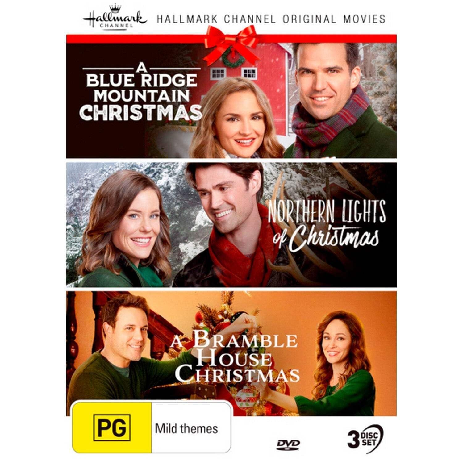 Hallmark Xmas Collection 19: Blue Ridge Mountain Christmas / Northern Lights Of Christmas / Bramble House Christmas NTSC/0