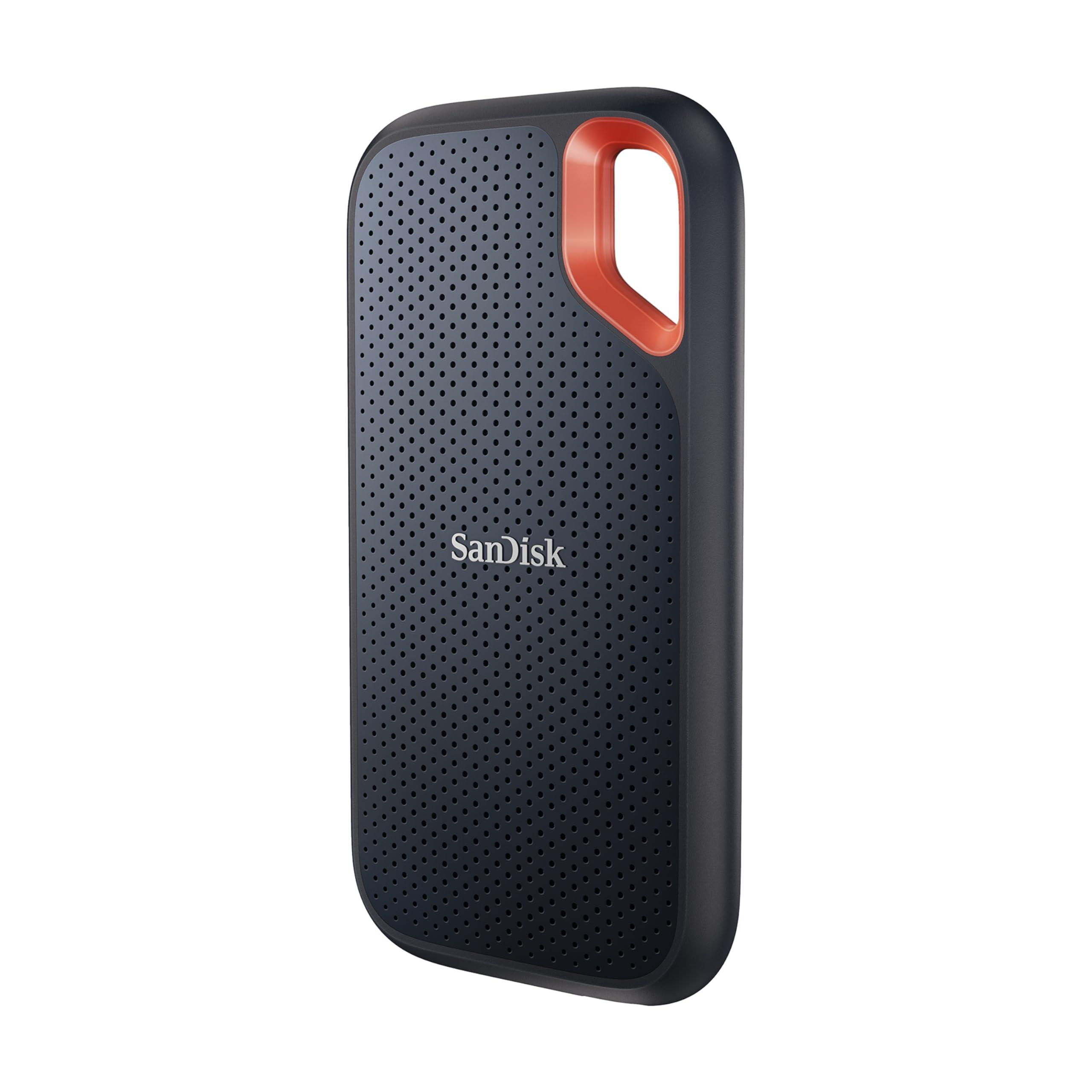 SanDisk 8TB Extreme Portable SSD - Up to 1050MB/s, USB-C, USB 3.2 Gen 2, IP65 Water and Dust Resistance, Updated Firmware - External Solid State Drive - SDSSDE61-8T00-G25