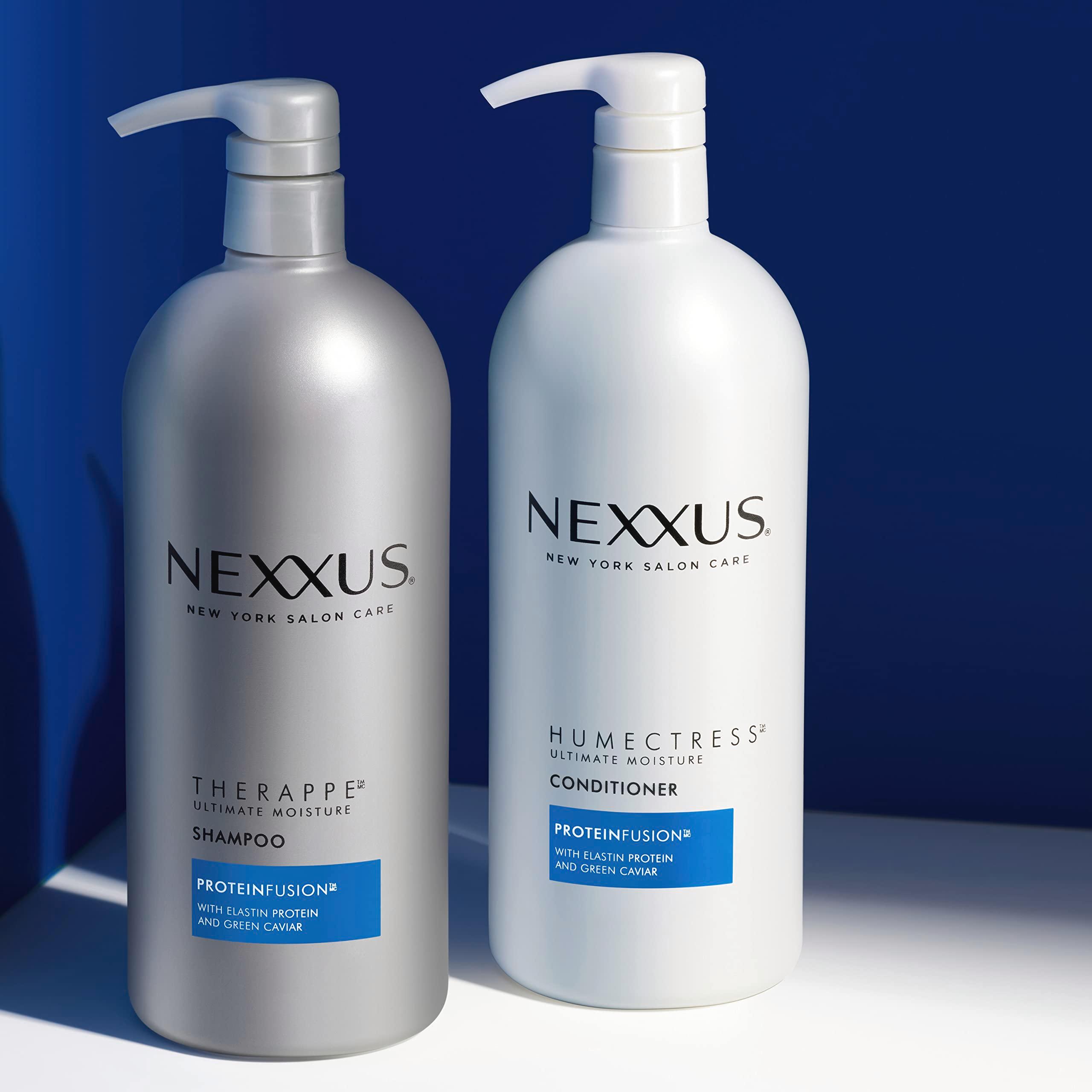 Nexxus Shampoo and Conditioner Therappe Humectress 2 Count for Dry Hair Silicone-Free, Moisturizing Caviar Complex and Elastin Protein 33.8 oz - Image 6