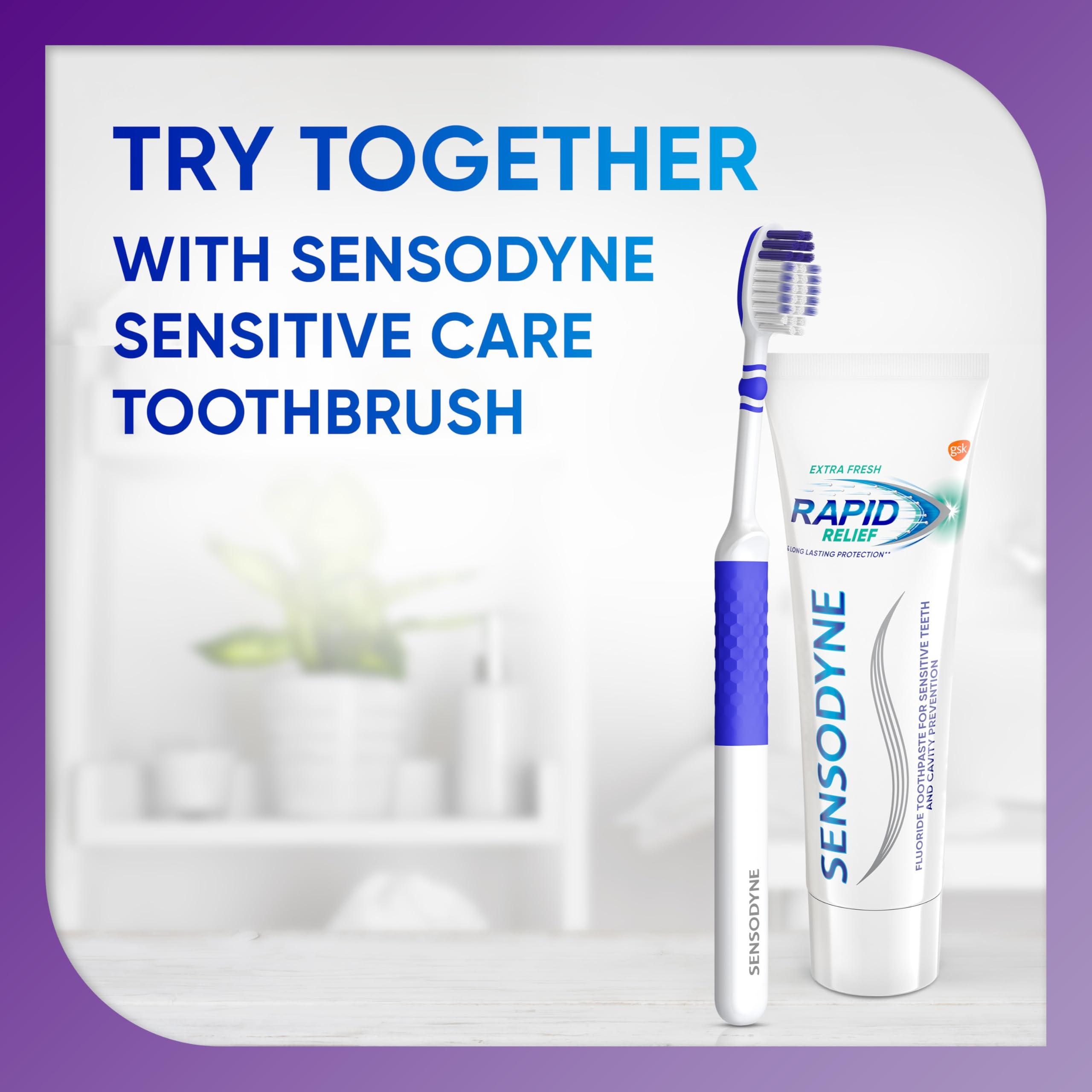 Sensodyne Rapid Relief Sensitive Toothpaste, Cavity Prevention and Sensitive Teeth Treatment - 3.4 Ounces - Image 10
