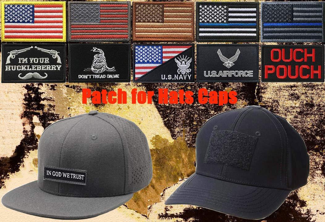 2 Pieces Funny Ouch Pouch Embroidered Patch Tactical Moral Applique Fastener Hook & Loop Emblem Patch - Image 2
