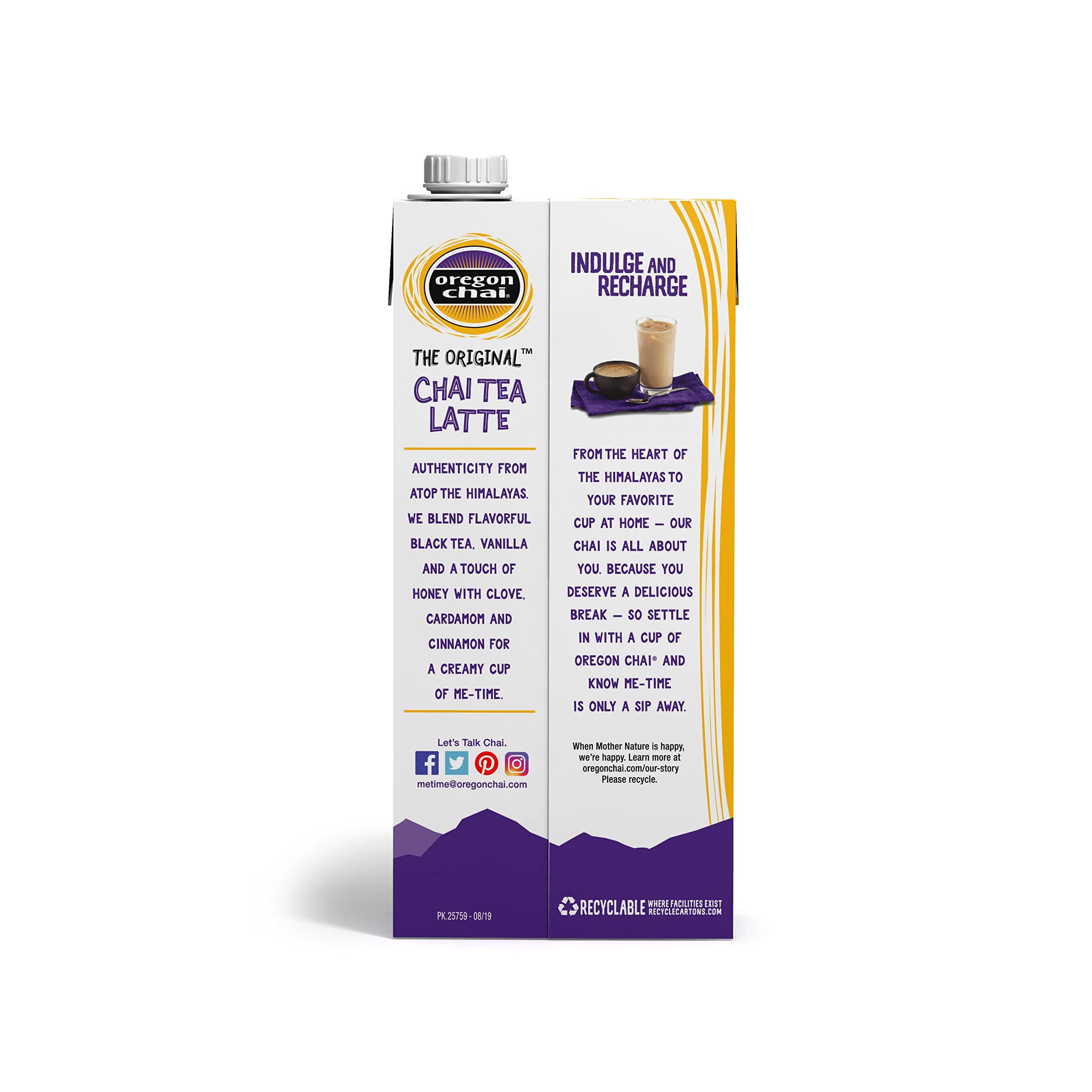 Oregon Chai Original Chai Concentrate, 32 Fluid Ounce (Pack of 6) - Image 9