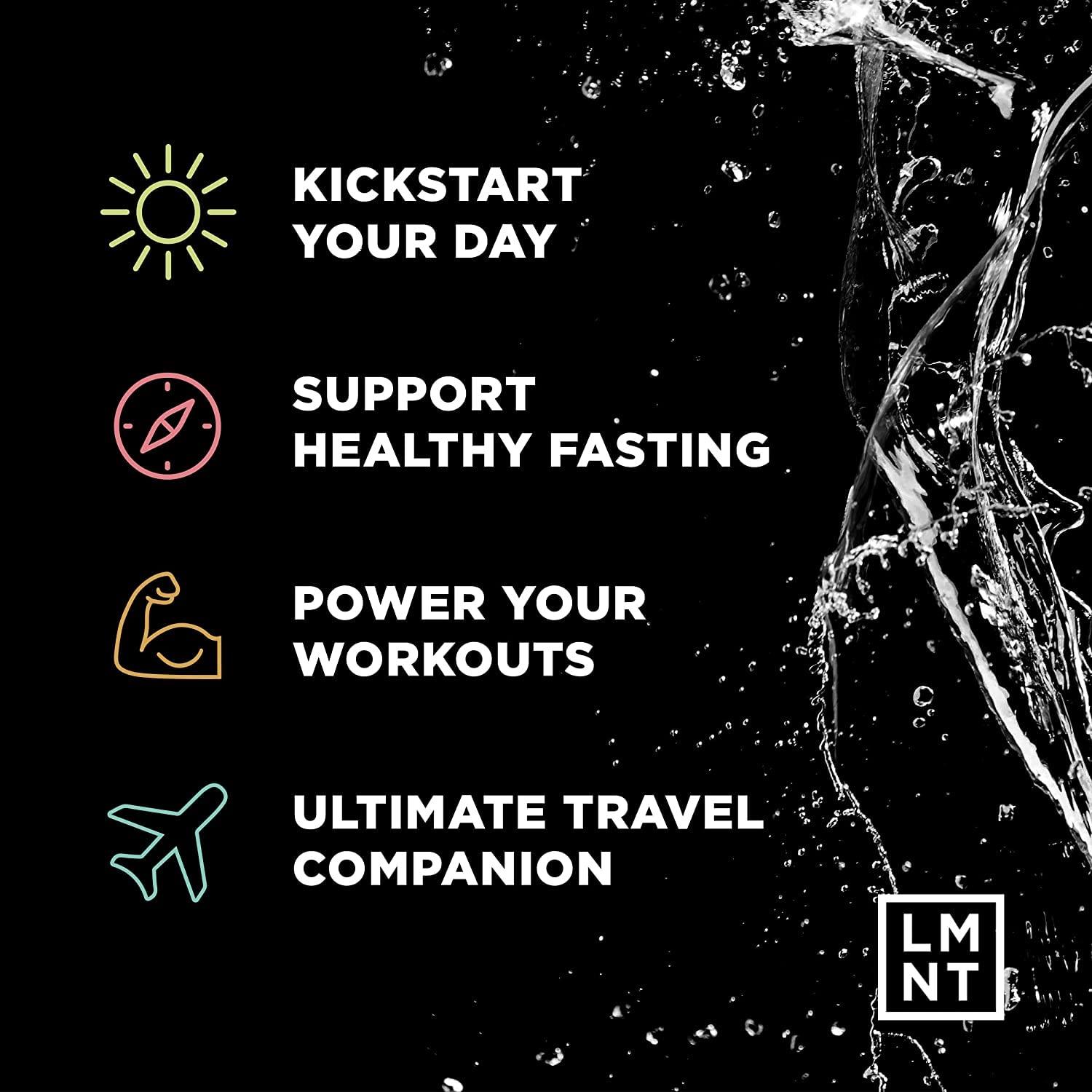 LMNT Zero Sugar Electrolytes - Sample Pack | Drink Mix | 8-Count - Image 3