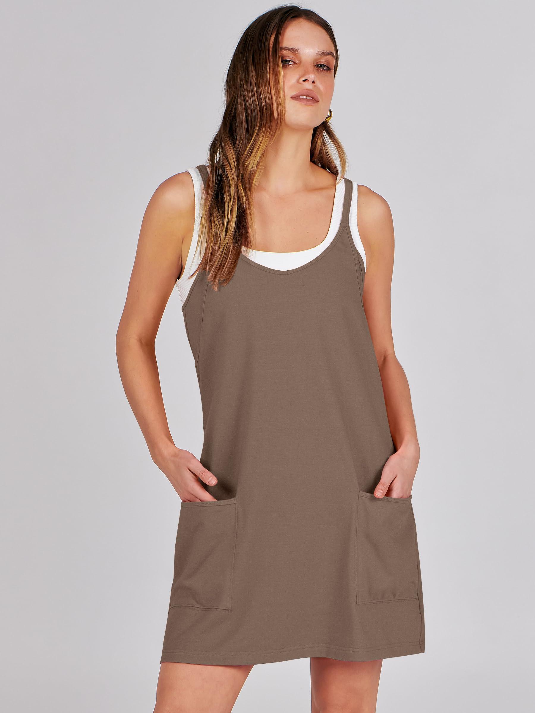 ANRABESS Women Athletic Dress Summer Tennis Workout Active Sports Mini Romper Dress Built in Shorts Travel Vacation Clothes - Image 7