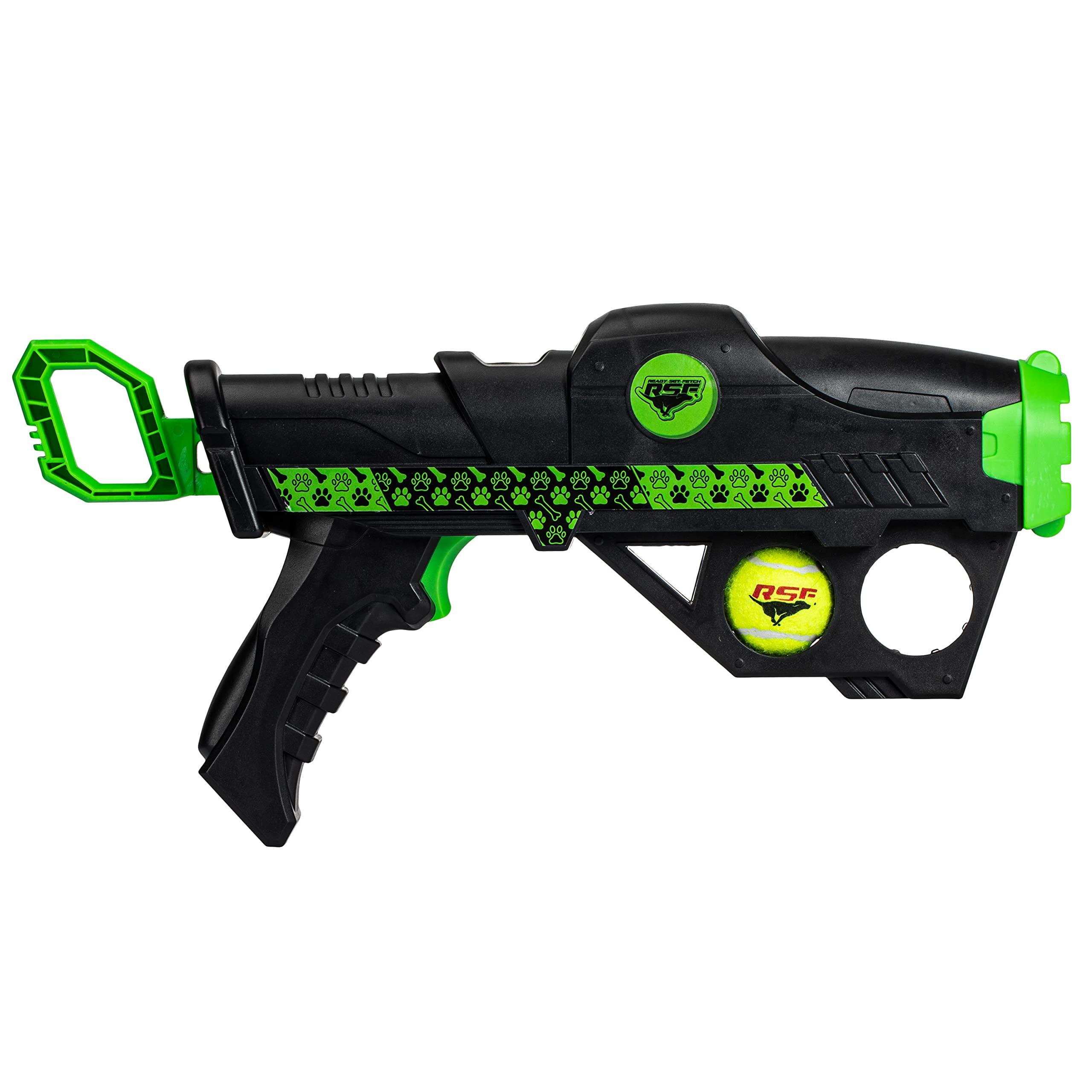 Franklin Pet Supply Co. Mini Tennis Ball Launcher for Dogs - Dog Mini Tennis Ball Thrower Cannon for Fetch + Active Play - Perfect Toy for Small Breeds