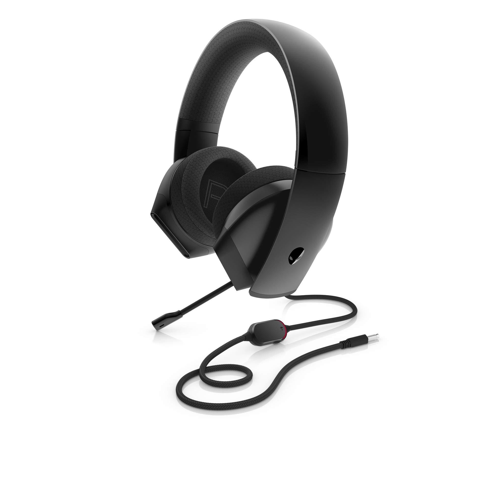 Alienware Stereo PC Gaming Headset AW310H: 50mm Hi-Res Drivers - Sports Fabric Memory Foam Earpads - Works with PS4, Xbox One & Switch via 3.5mm Jack - Image 3